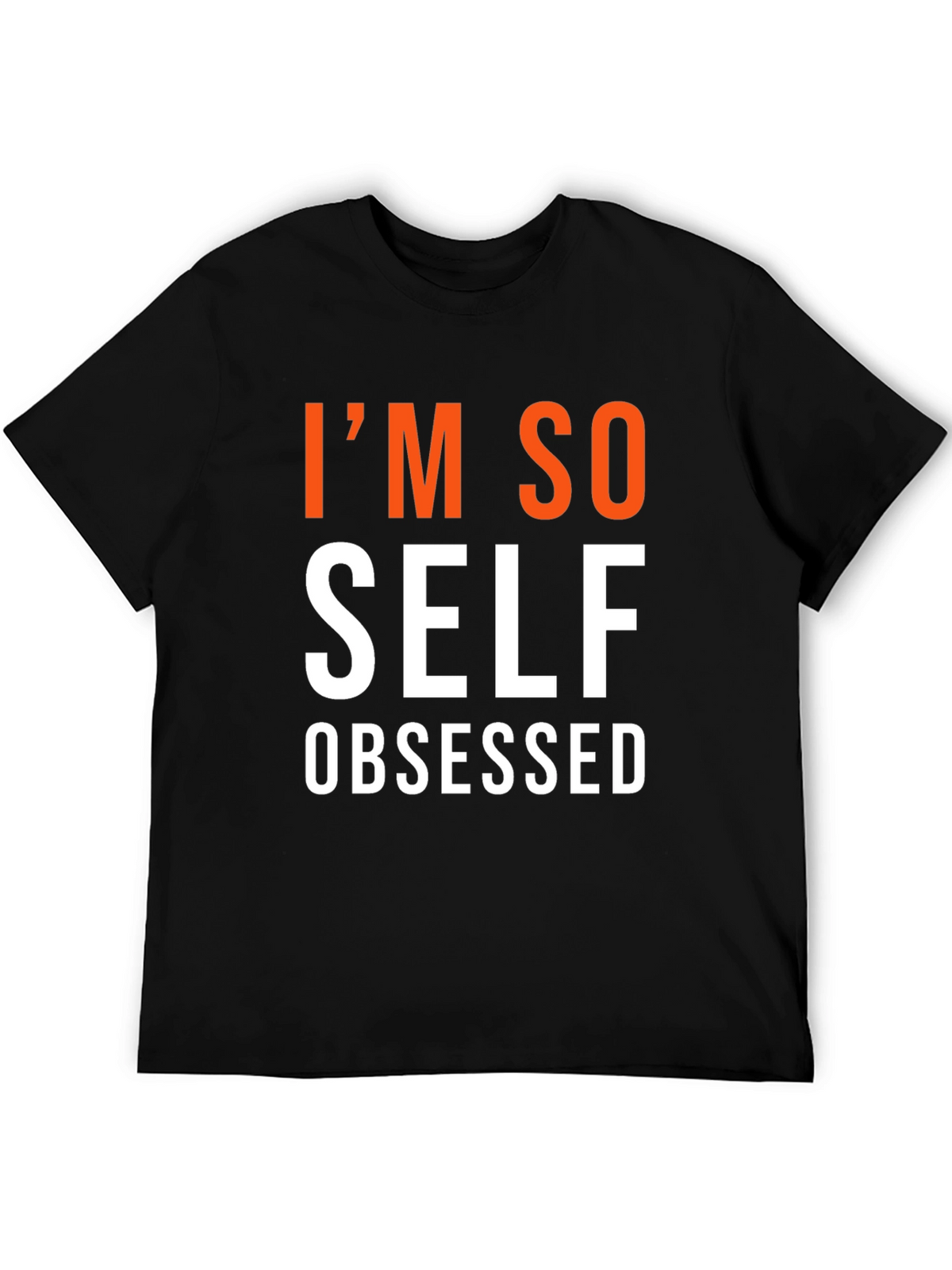 Im So Self Obsessed Graphic Tee - Black