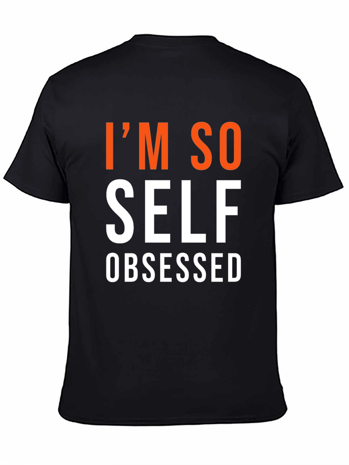 Im So Self Obsessed Graphic Tee - Black
