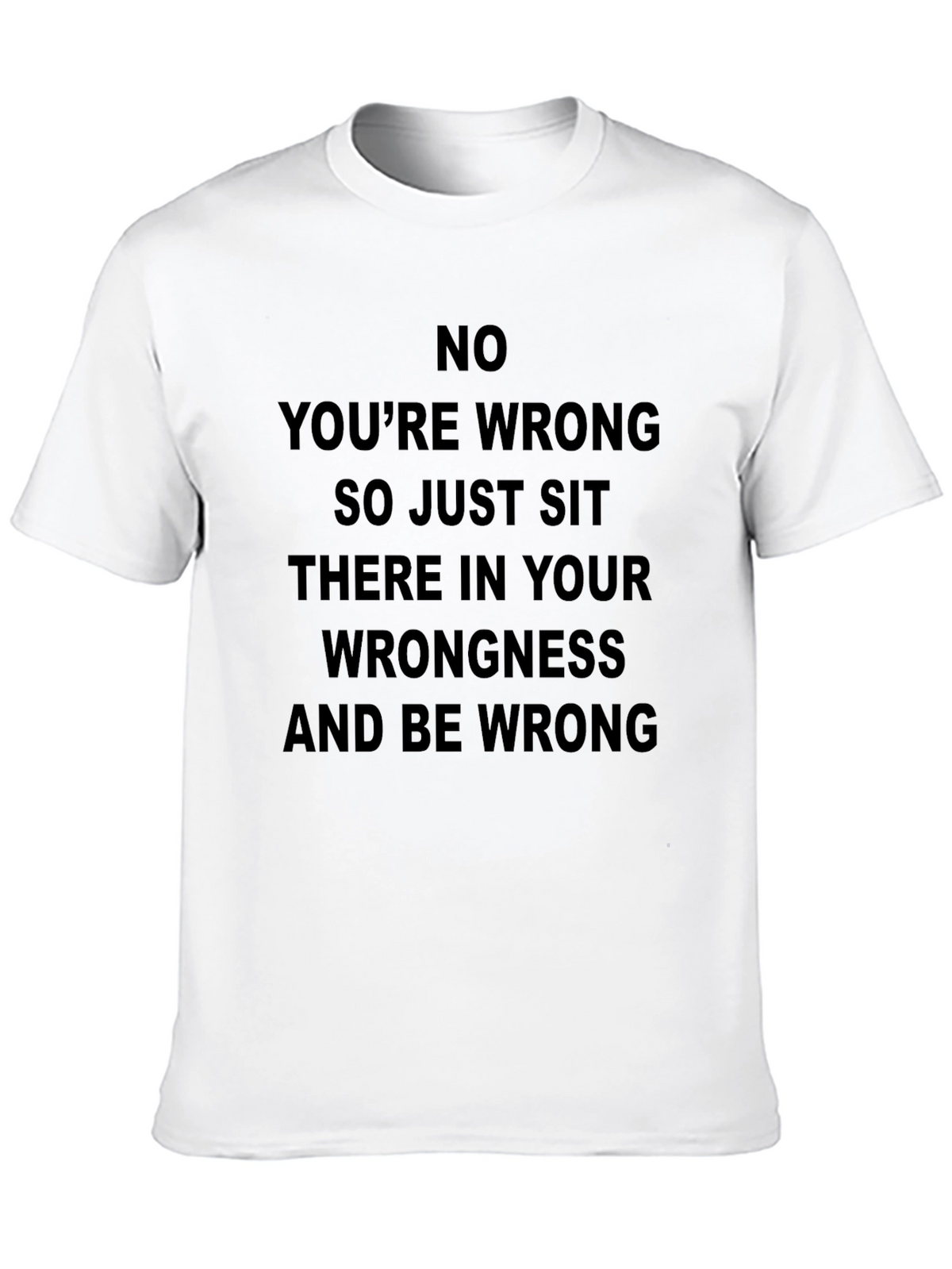 Funny Youre Wrong Graphic T-Shirt