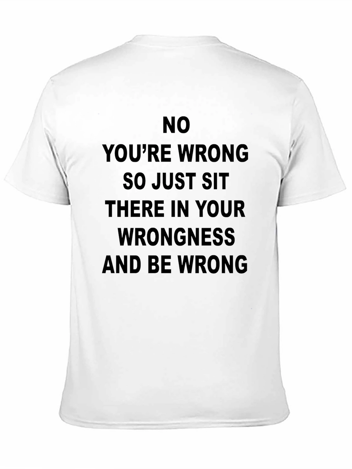 Funny Youre Wrong Graphic T-Shirt