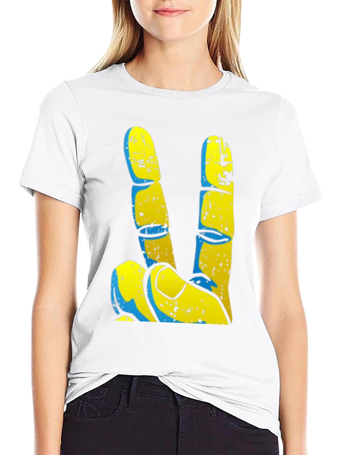 Ukraine Peace Sign T-Shirt