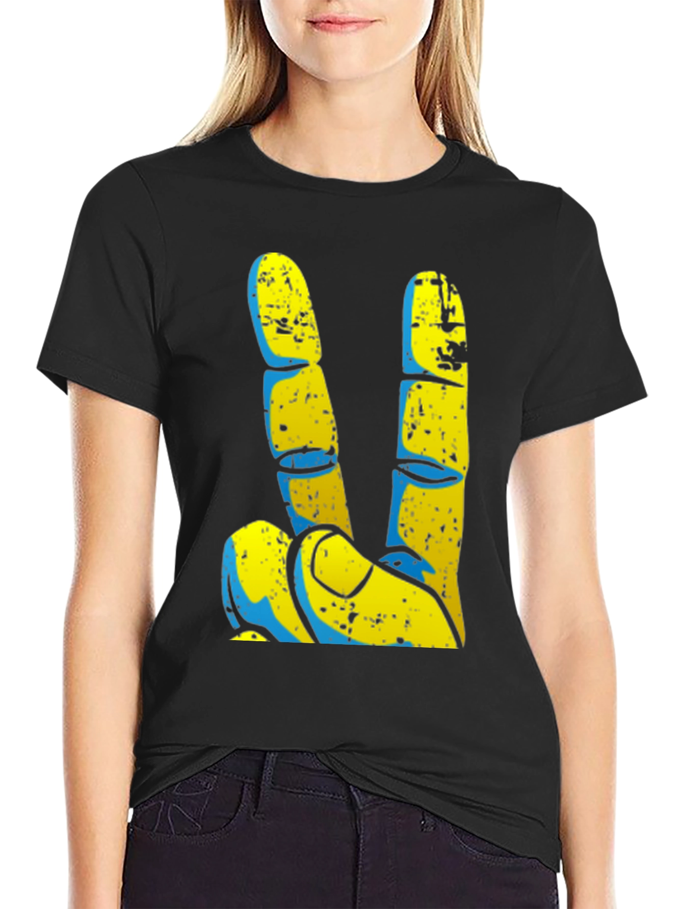 Ukraine Peace Sign T-Shirt