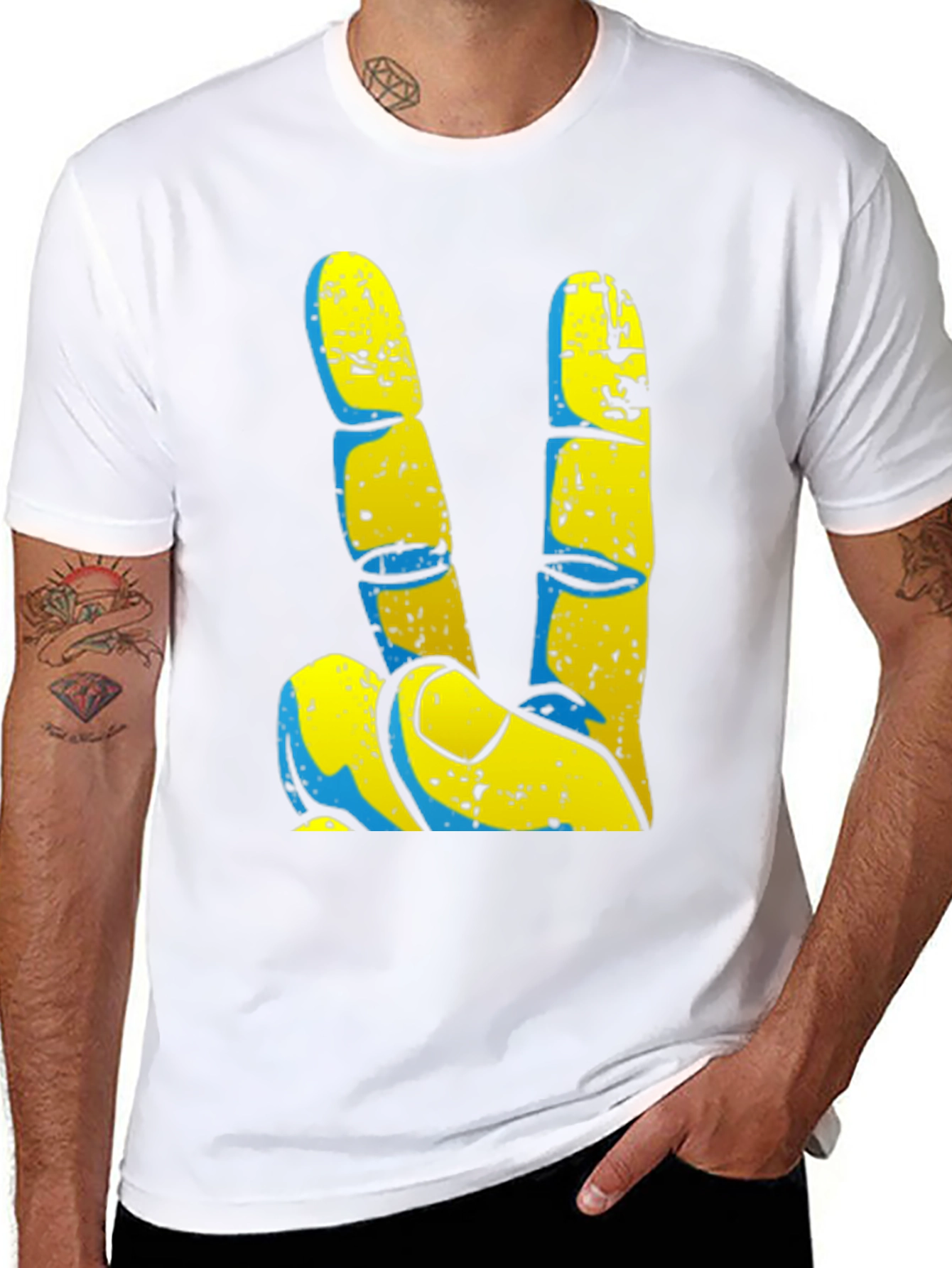 Ukraine Peace Sign T-Shirt