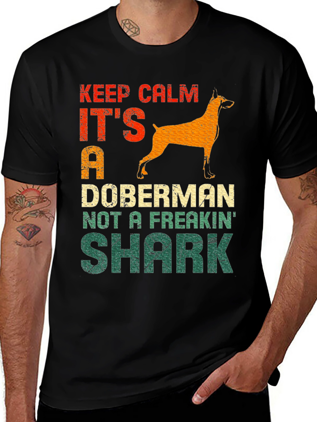 Keep Calm Doberman T-Shirt