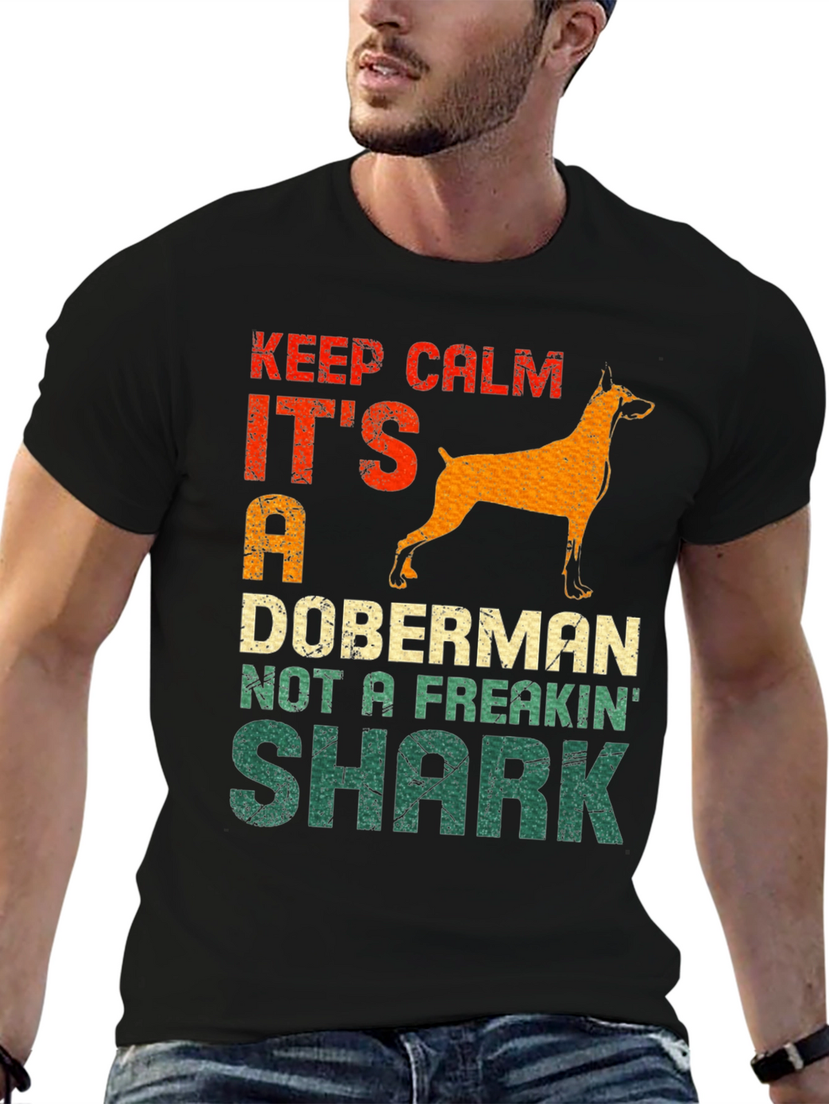 Keep Calm Doberman T-Shirt