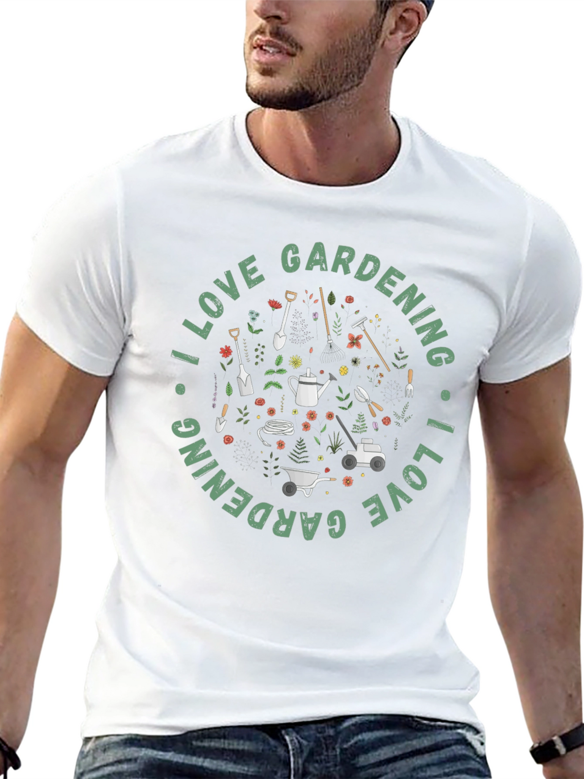 I Love Gardening Graphic T-Shirt