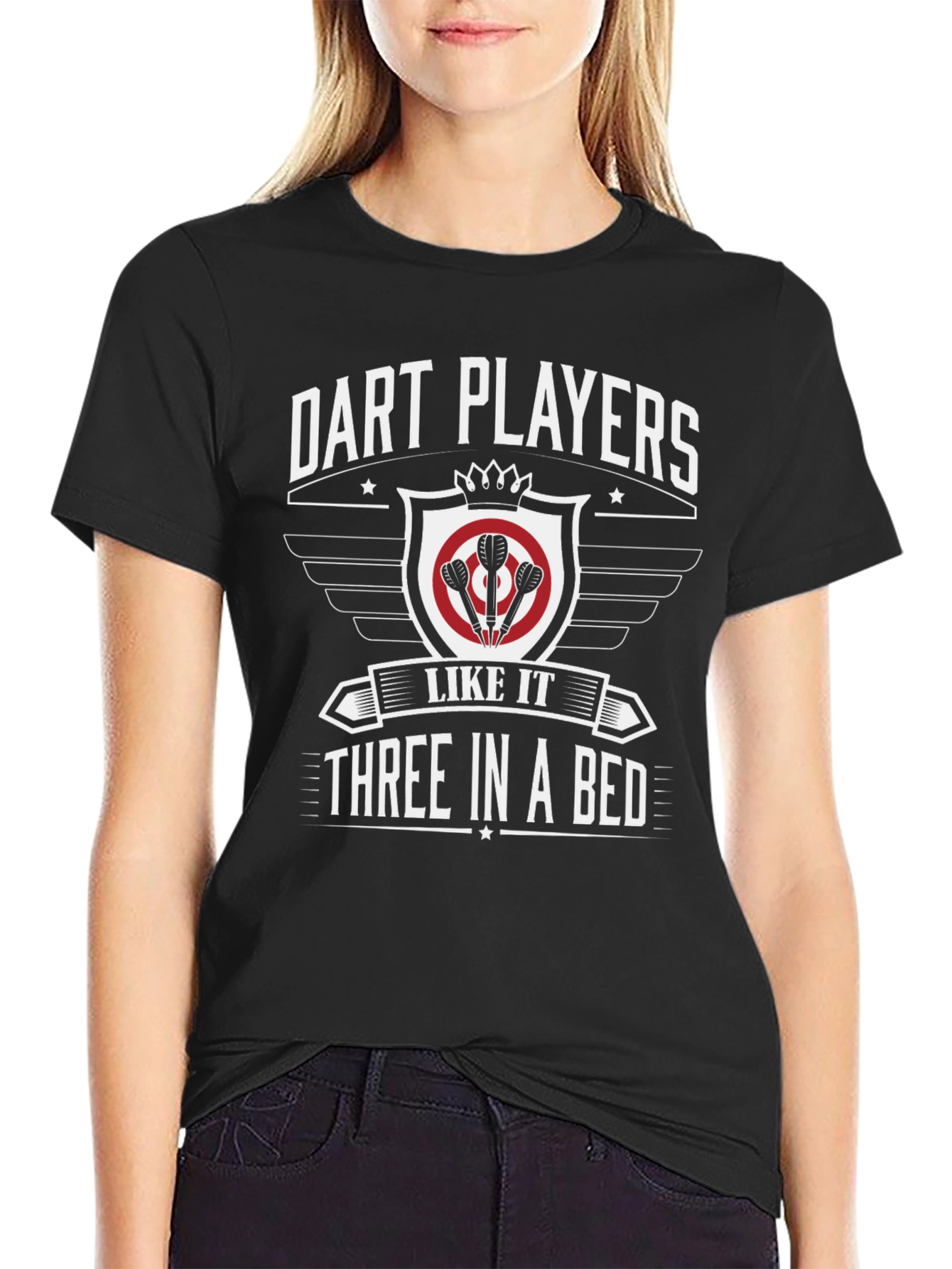 Dart Players Three In A Bed Graphic T-Shirt