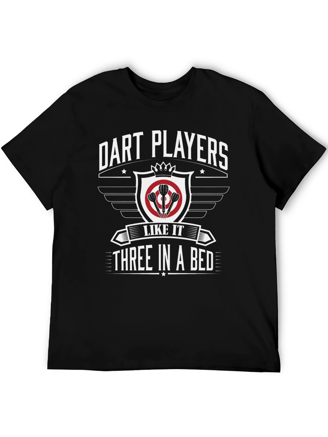 Dart Players Three In A Bed Graphic T-Shirt