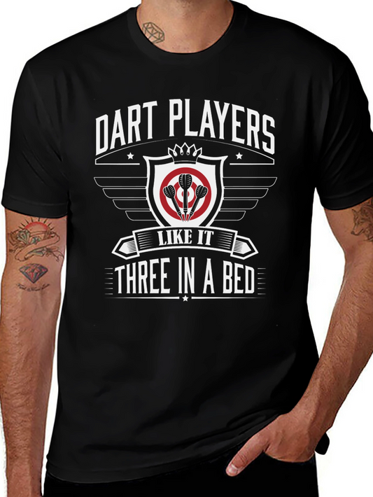 Dart Players Three In A Bed Graphic T-Shirt
