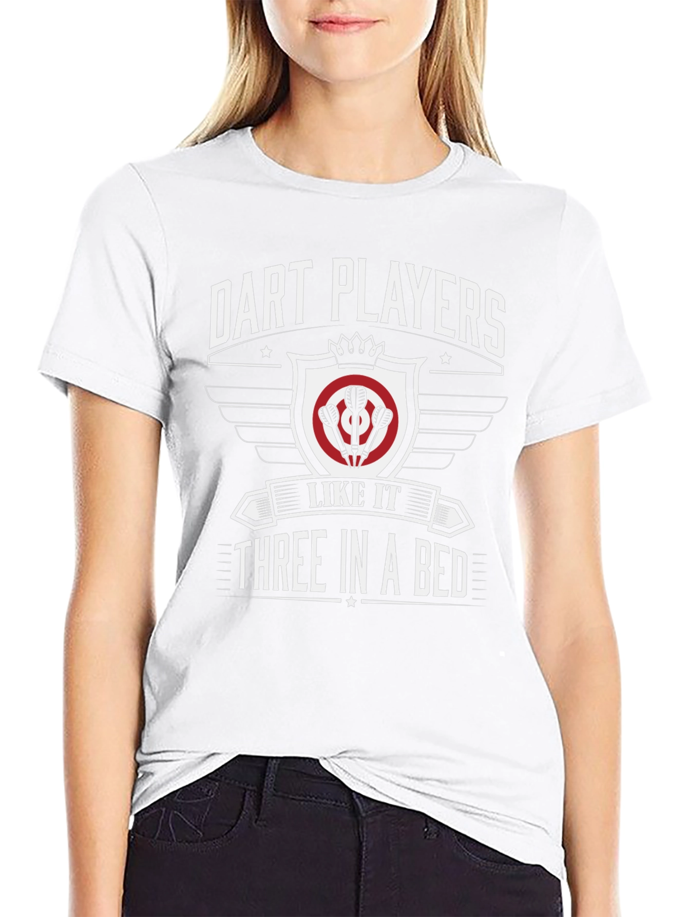 Dart Players Three In A Bed Graphic T-Shirt