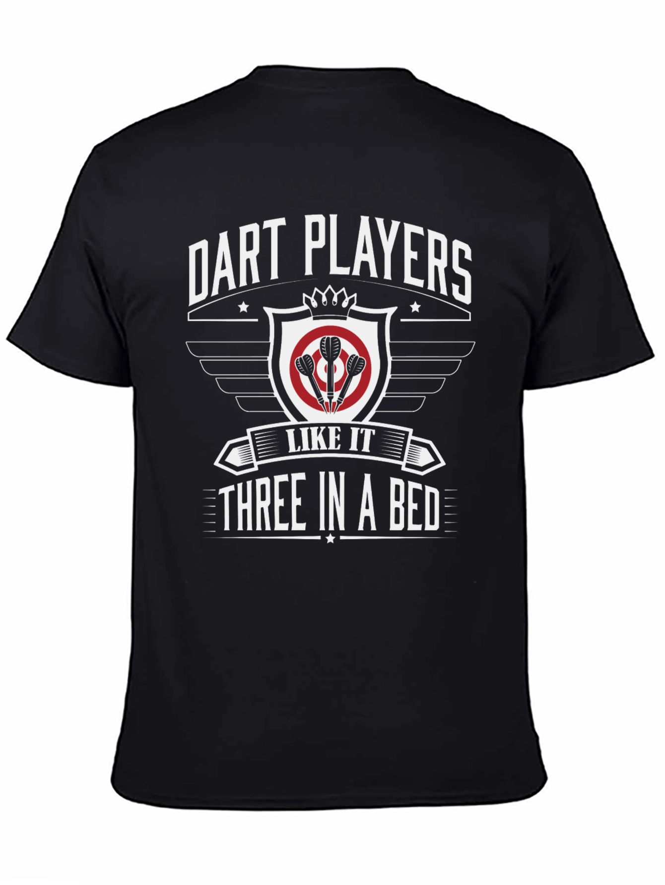 Dart Players Three In A Bed Graphic T-Shirt