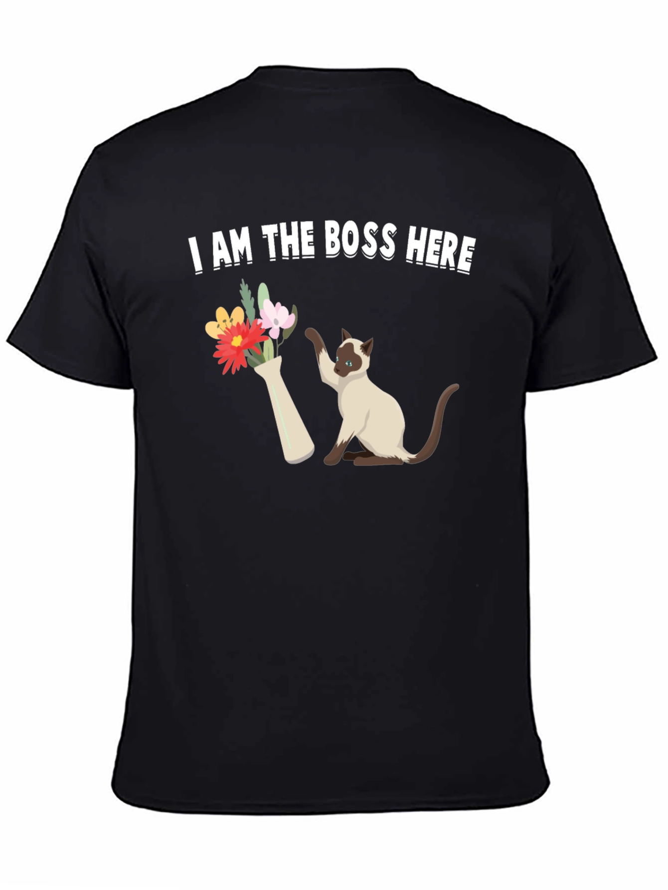 I Am The Boss Here Cat T-Shirt