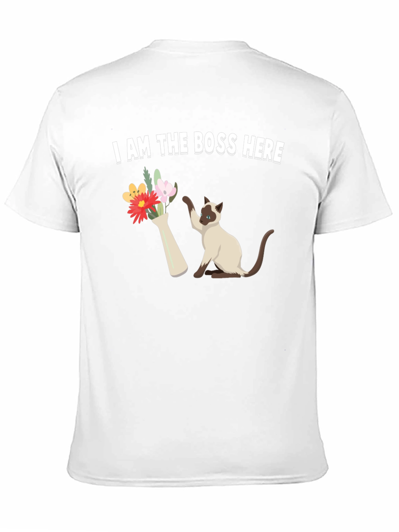 I Am The Boss Here Cat T-Shirt