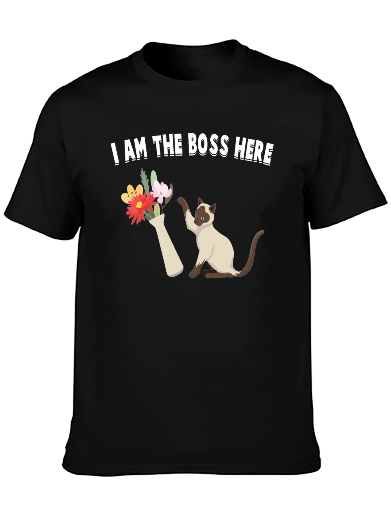 I Am The Boss Here Cat T-Shirt