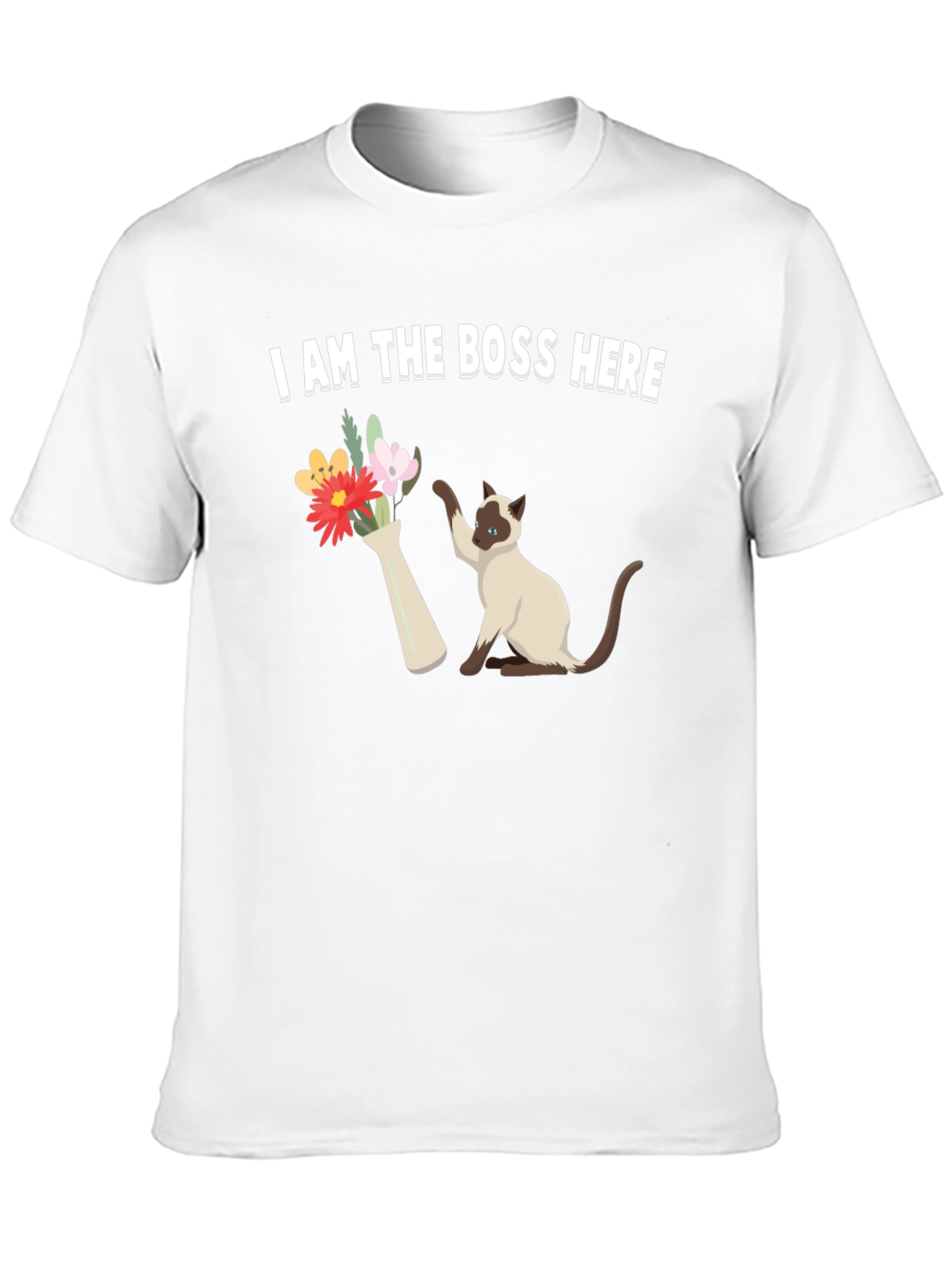 I Am The Boss Here Cat T-Shirt