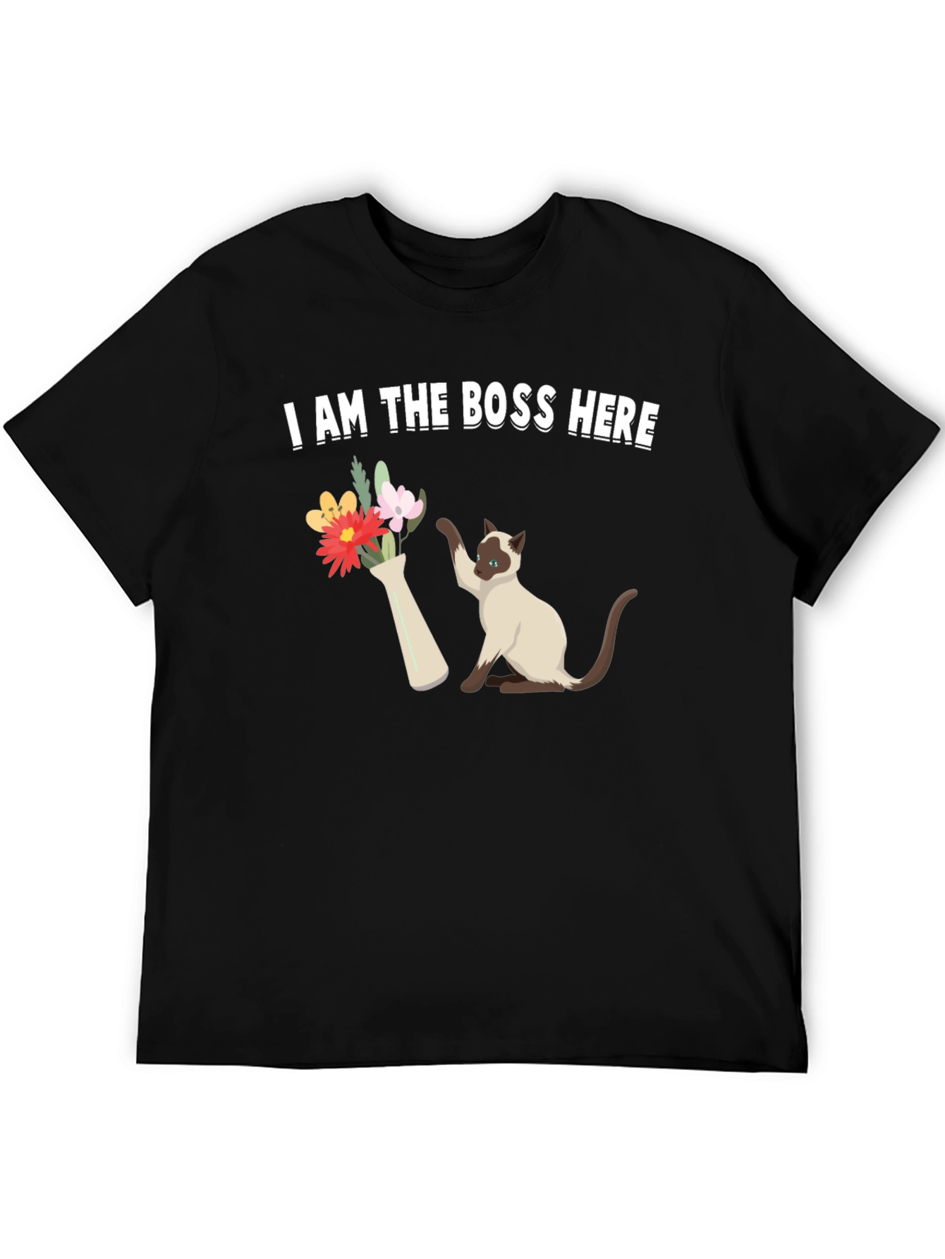 I Am The Boss Here Cat T-Shirt