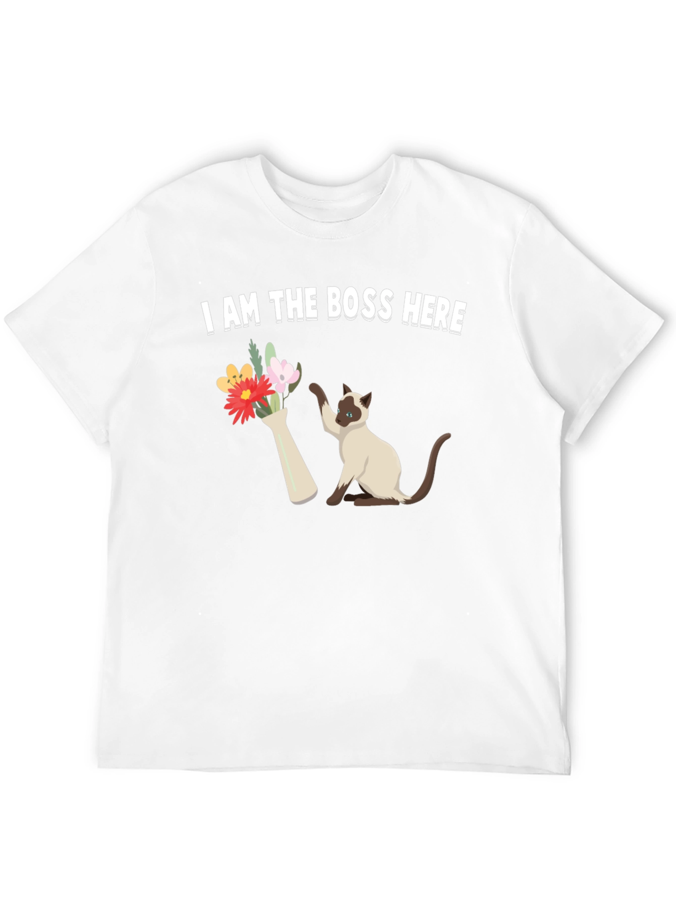 I Am The Boss Here Cat T-Shirt