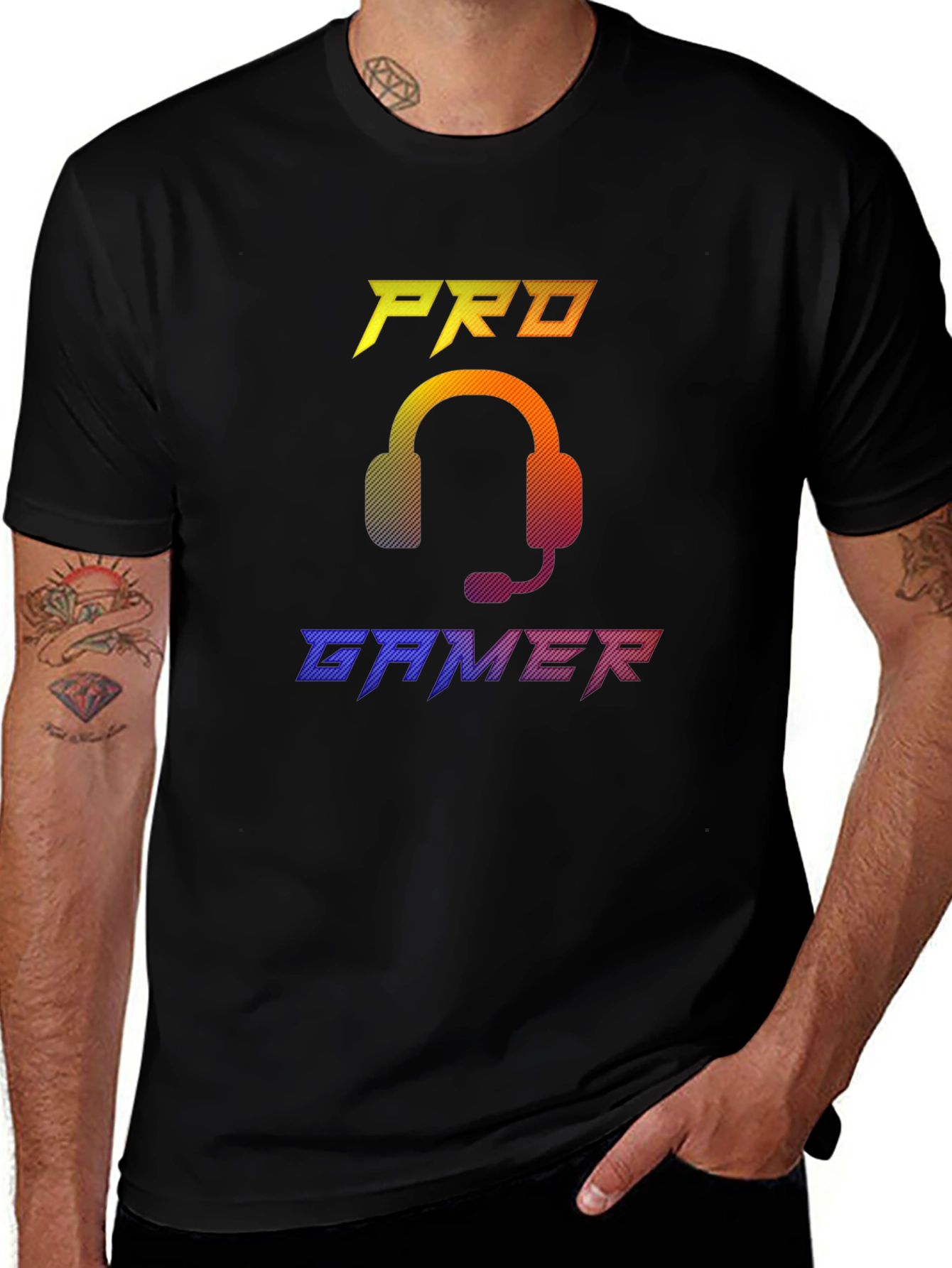 Pro Gamer Graphic Tee - Black