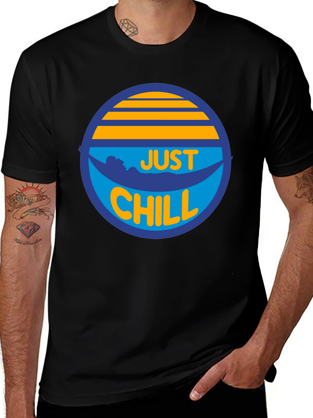 Just Chill Graphic T-Shirt - Relaxed Summer Vibes