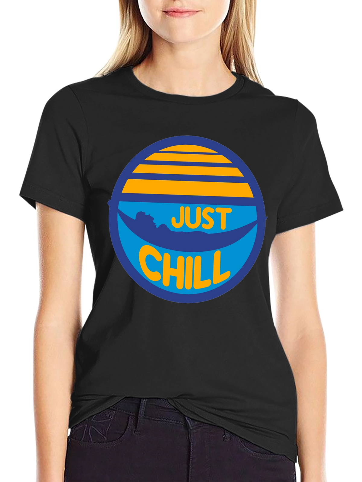 Just Chill Graphic T-Shirt - Relaxed Summer Vibes