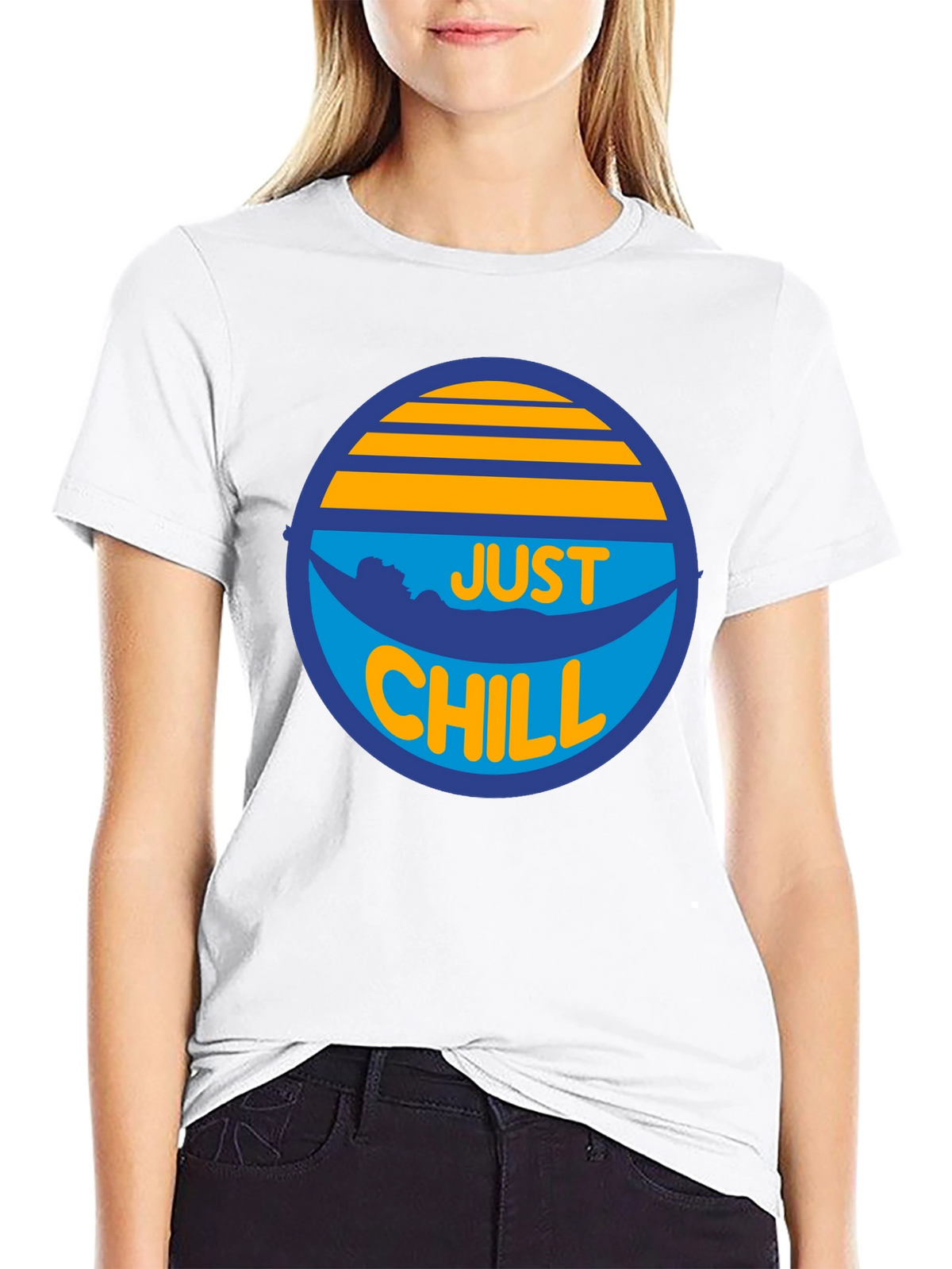 Just Chill Graphic T-Shirt - Relaxed Summer Vibes