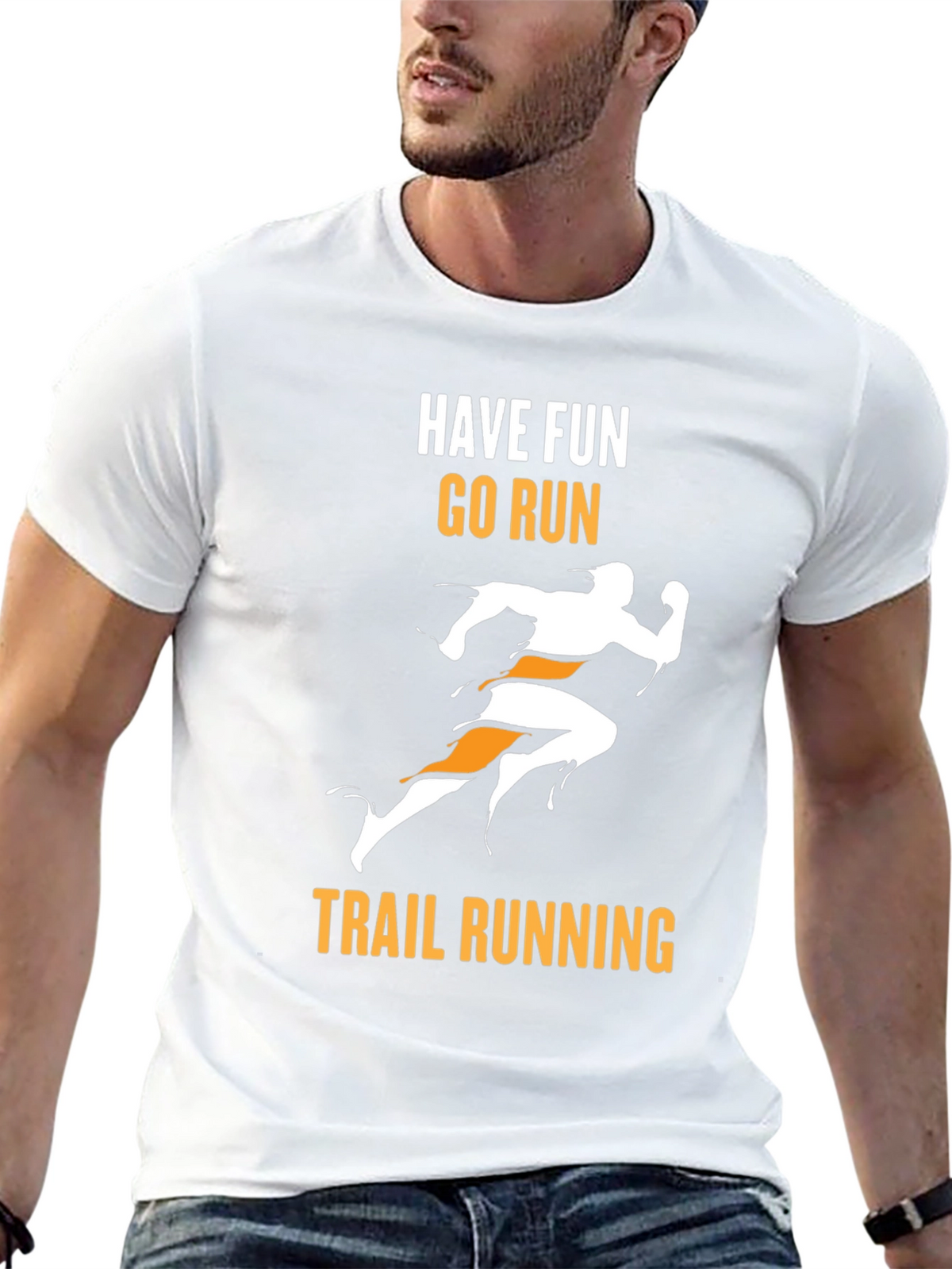 Trail Running Graphic Tee - Have Fun Go Run!
