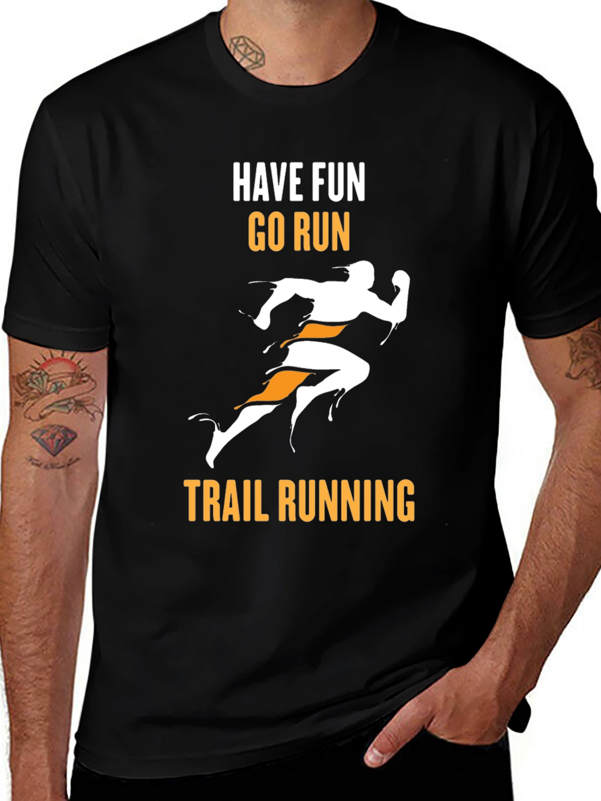 Trail Running Graphic Tee - Have Fun Go Run!