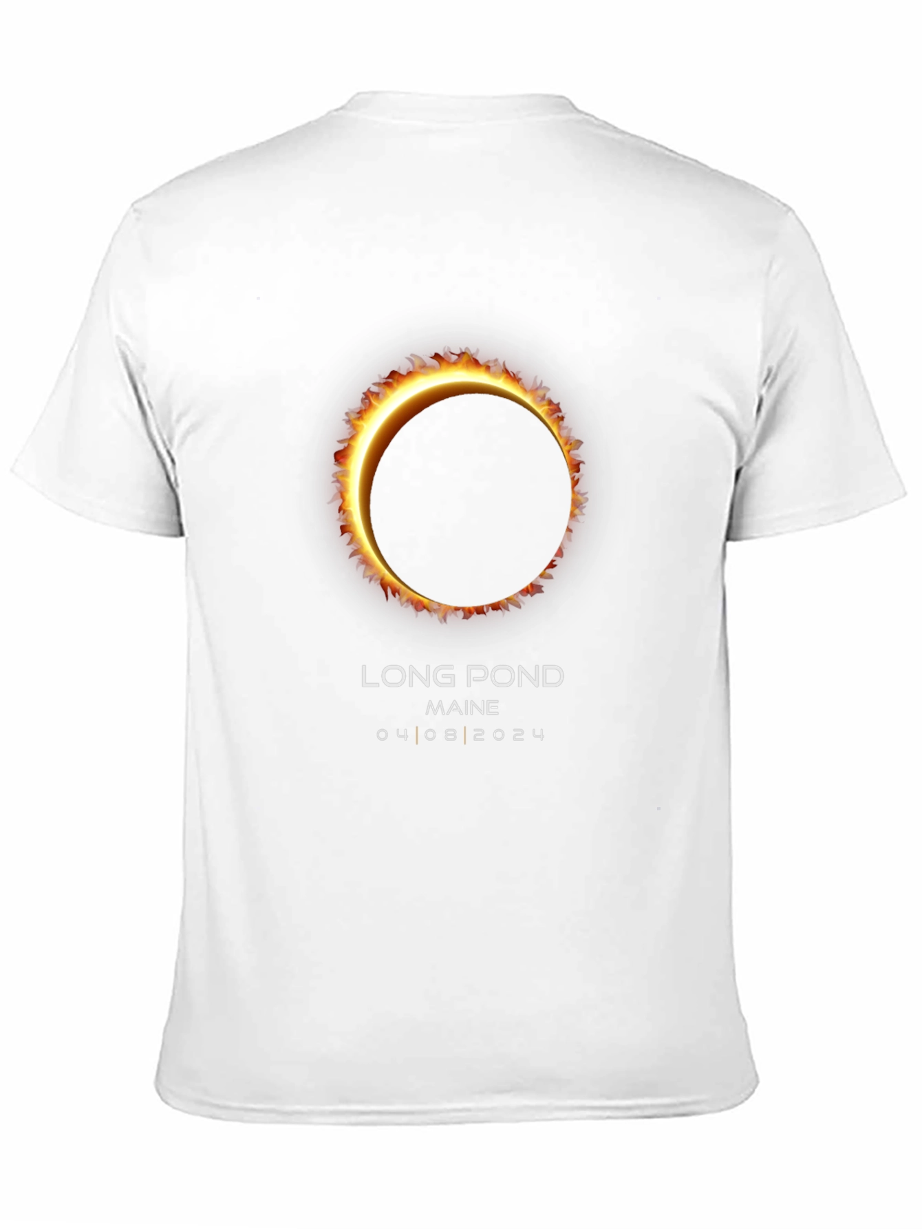 Long Pond Maine Eclipse 2024 T-Shirt