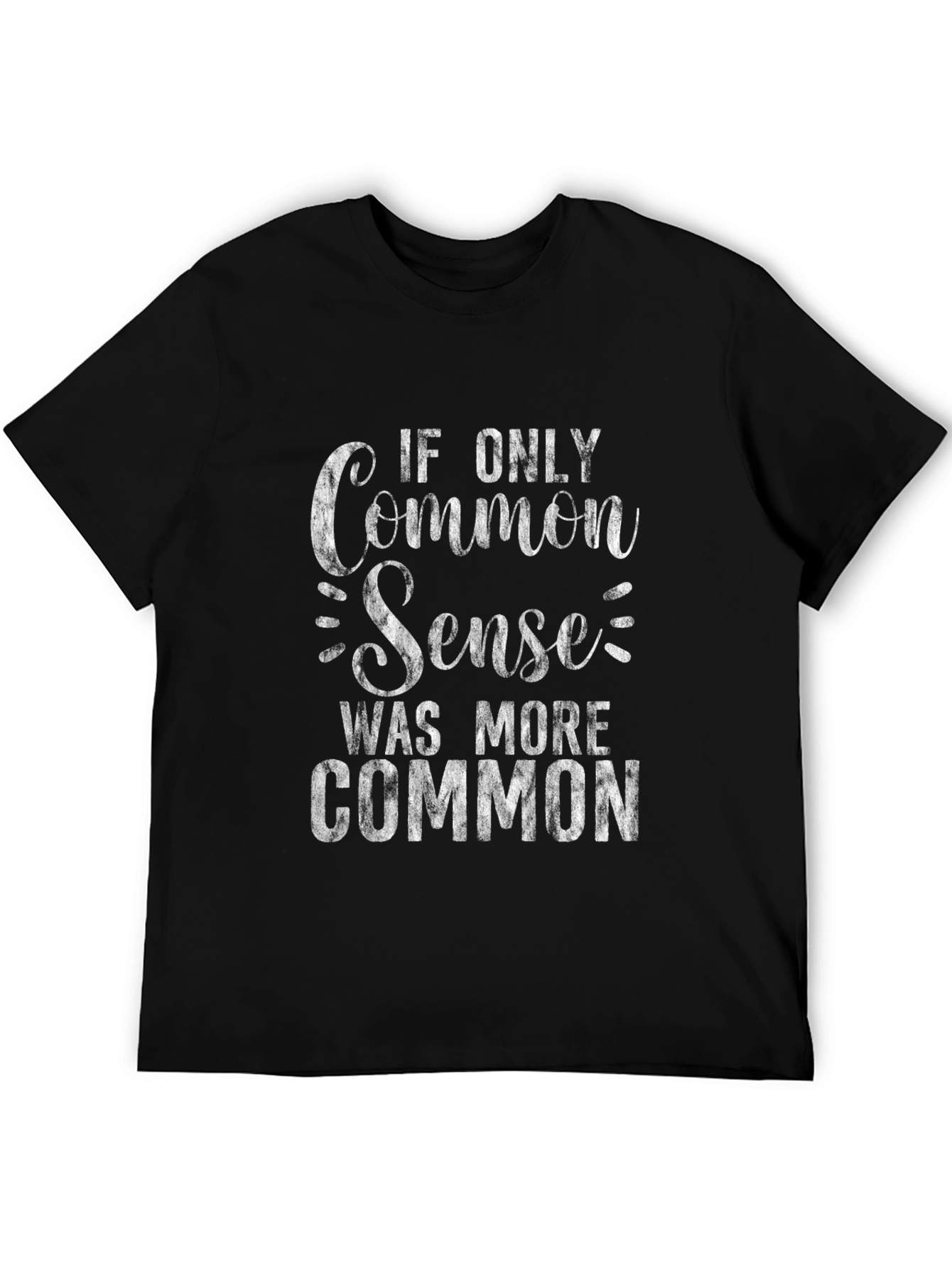 Common Sense Graphic Tee - Black