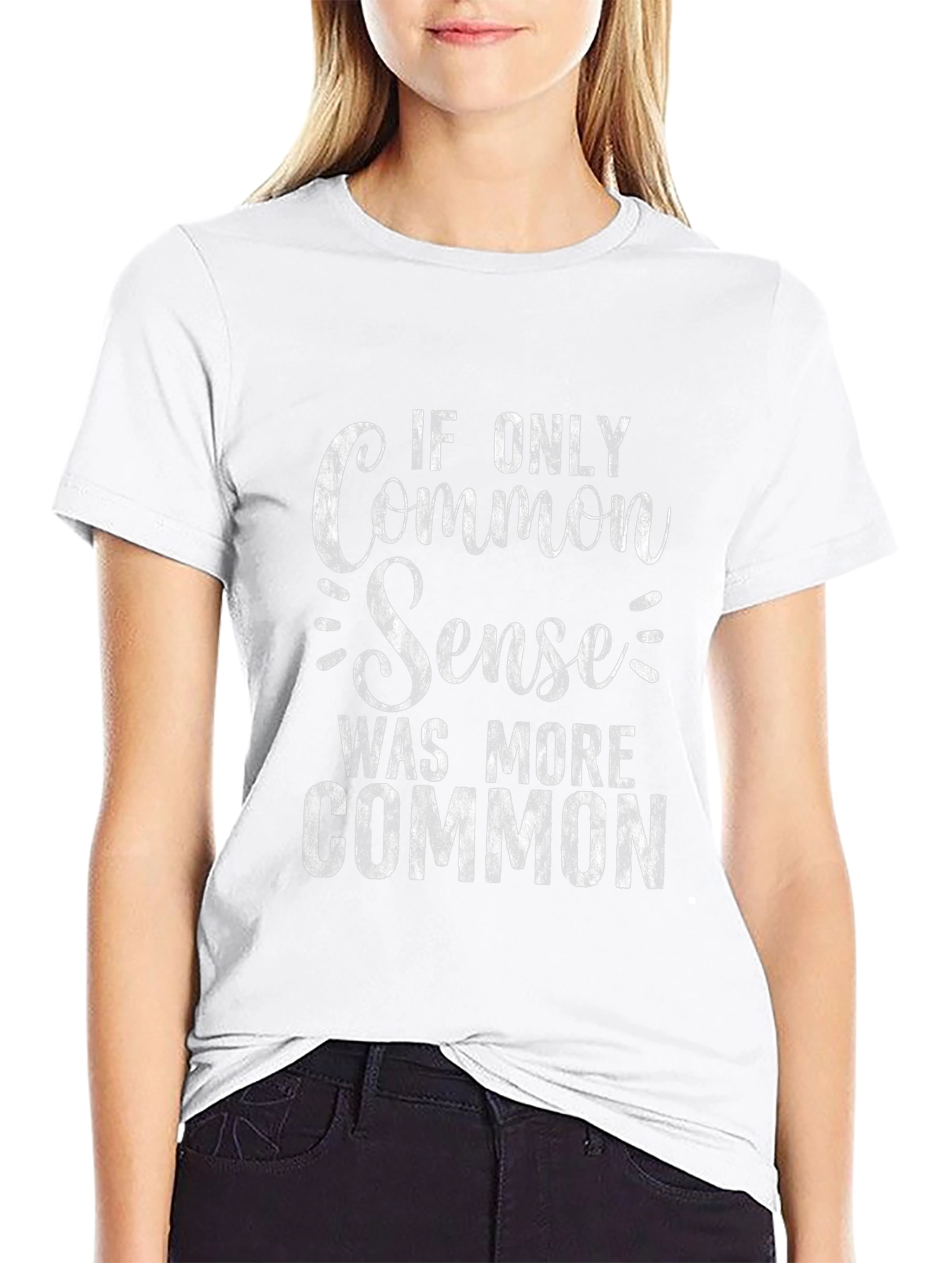 Common Sense Graphic Tee - Black