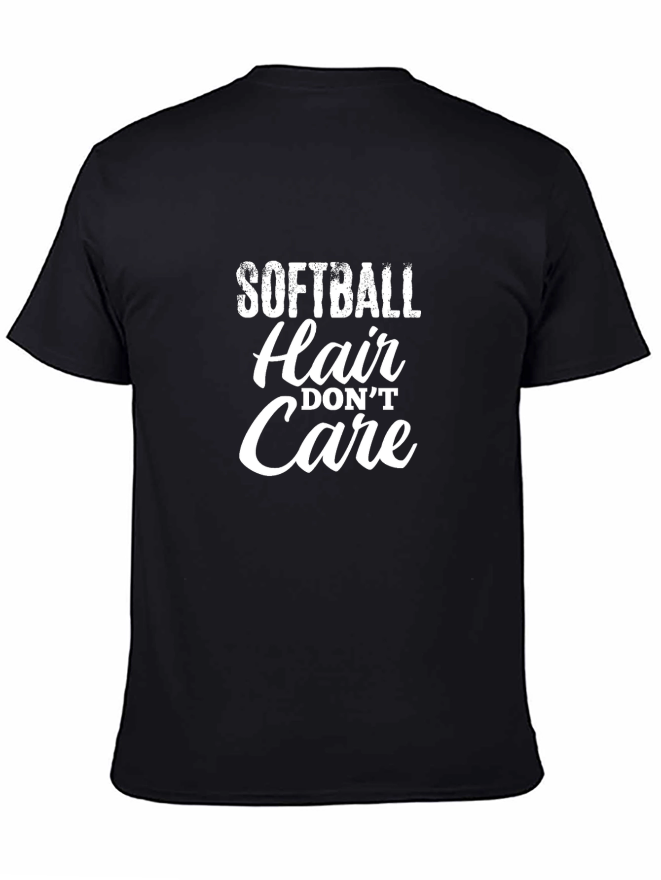 Softball Hair Dont Care T-Shirt