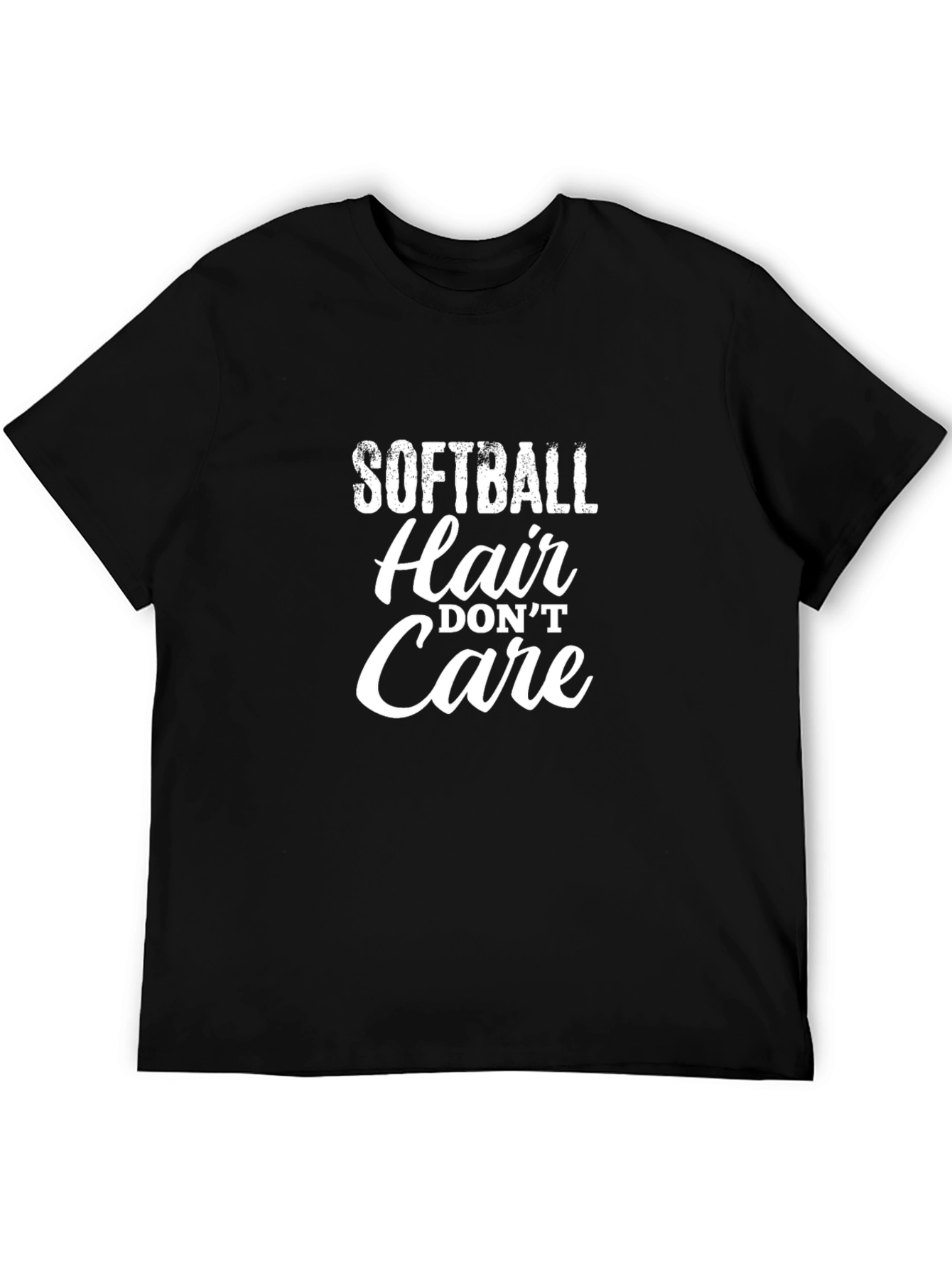 Softball Hair Dont Care T-Shirt