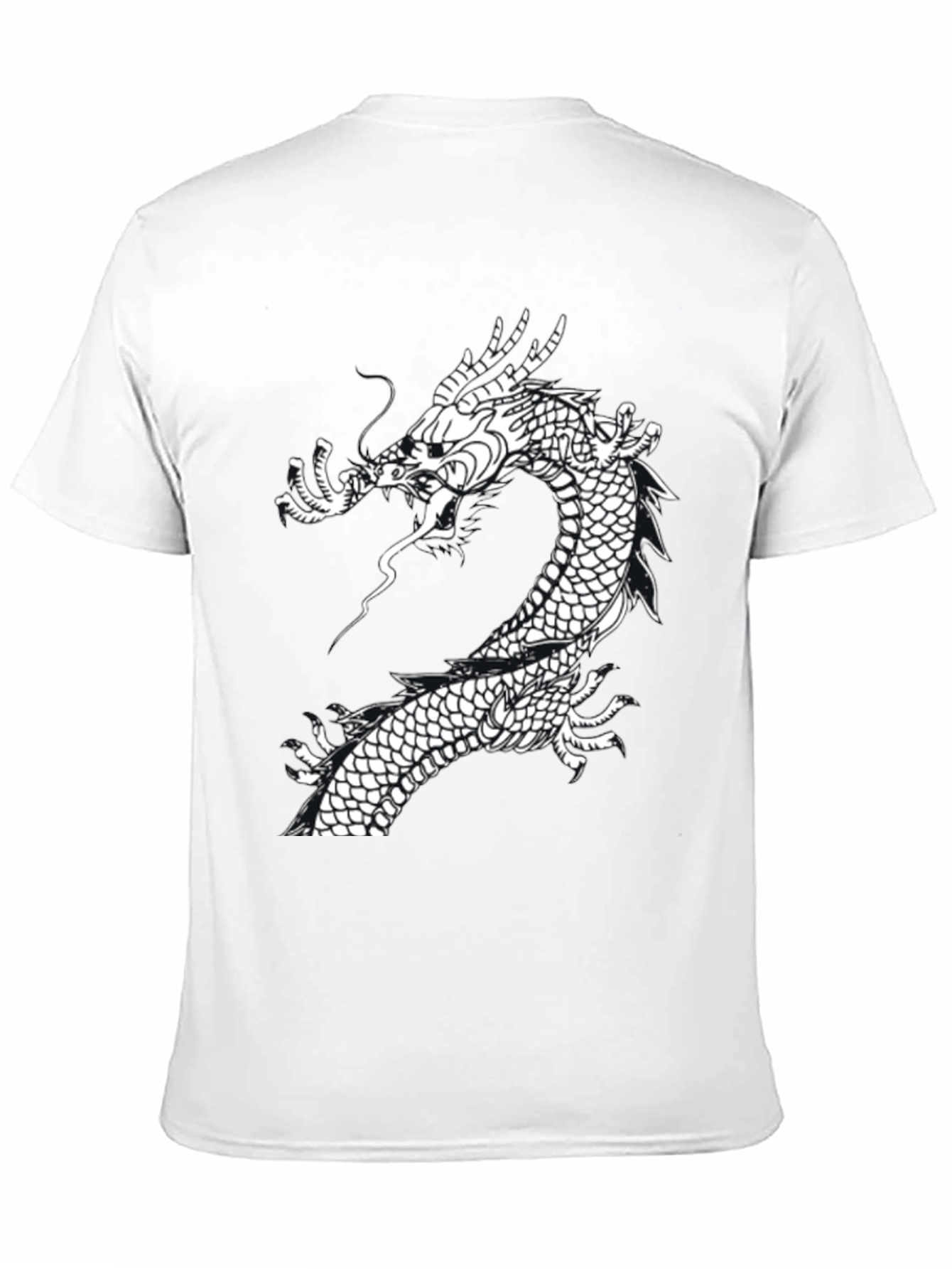 Dragon Graphic T-Shirt - Stylish Black Tee
