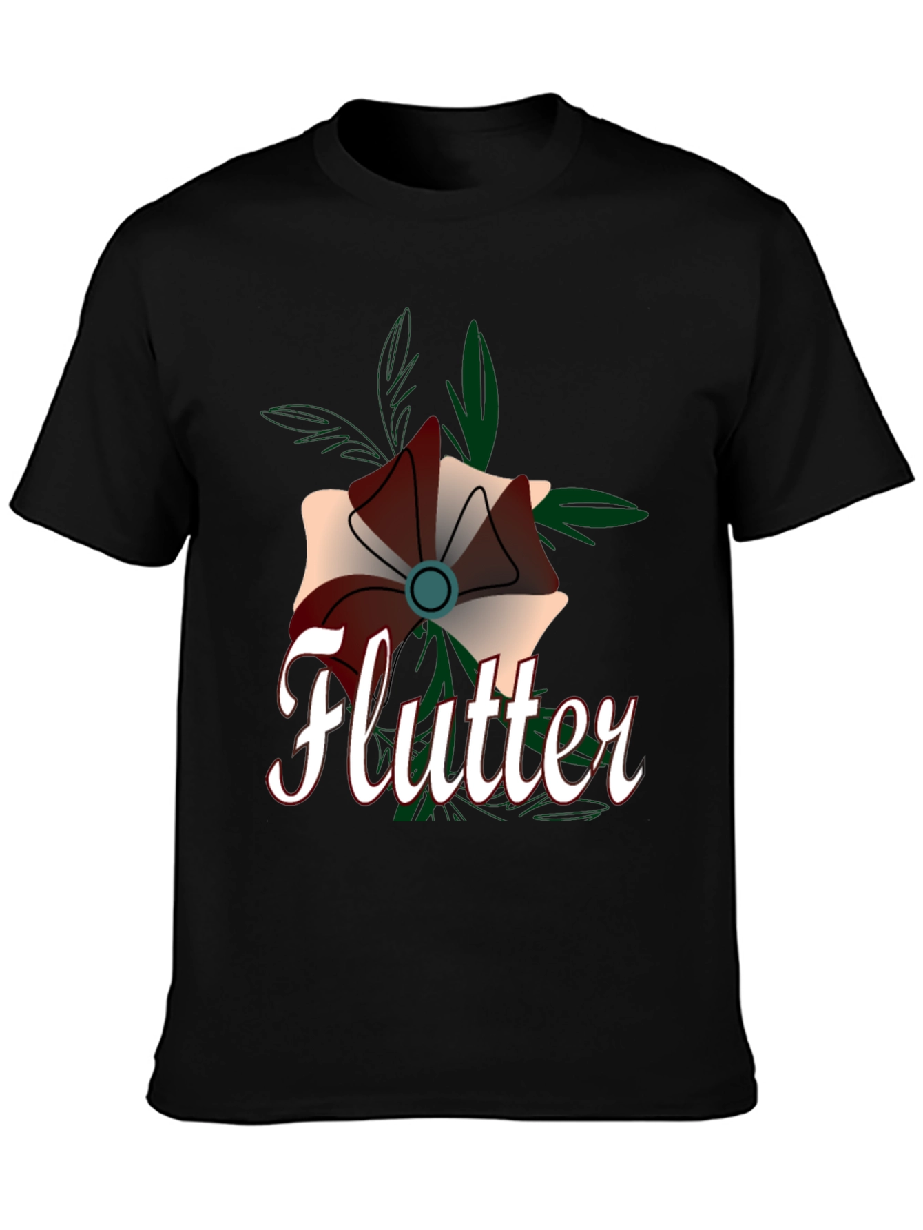 Flutter Flower Graphic Tee