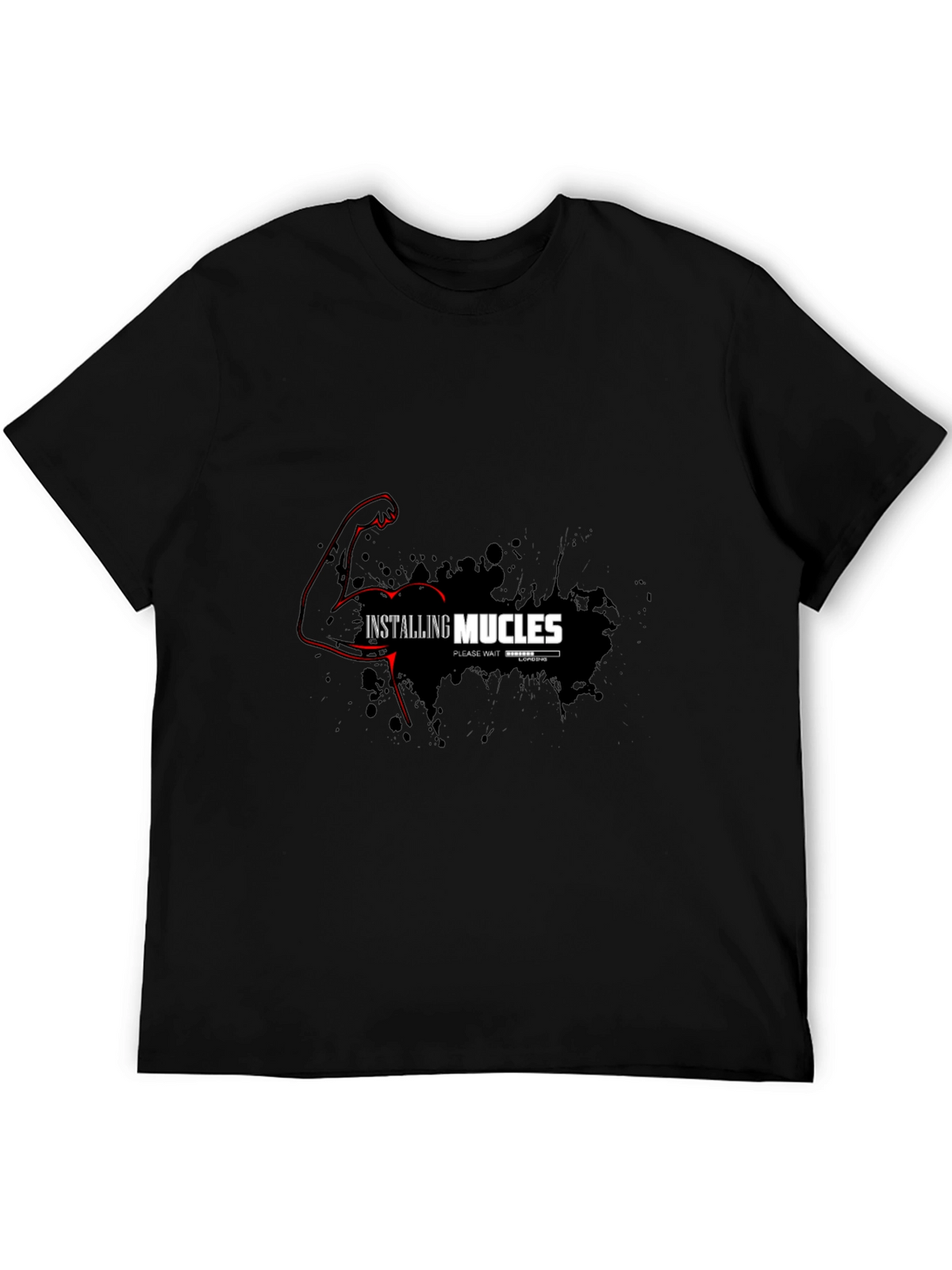 Installing Muscles Graphic T-Shirt