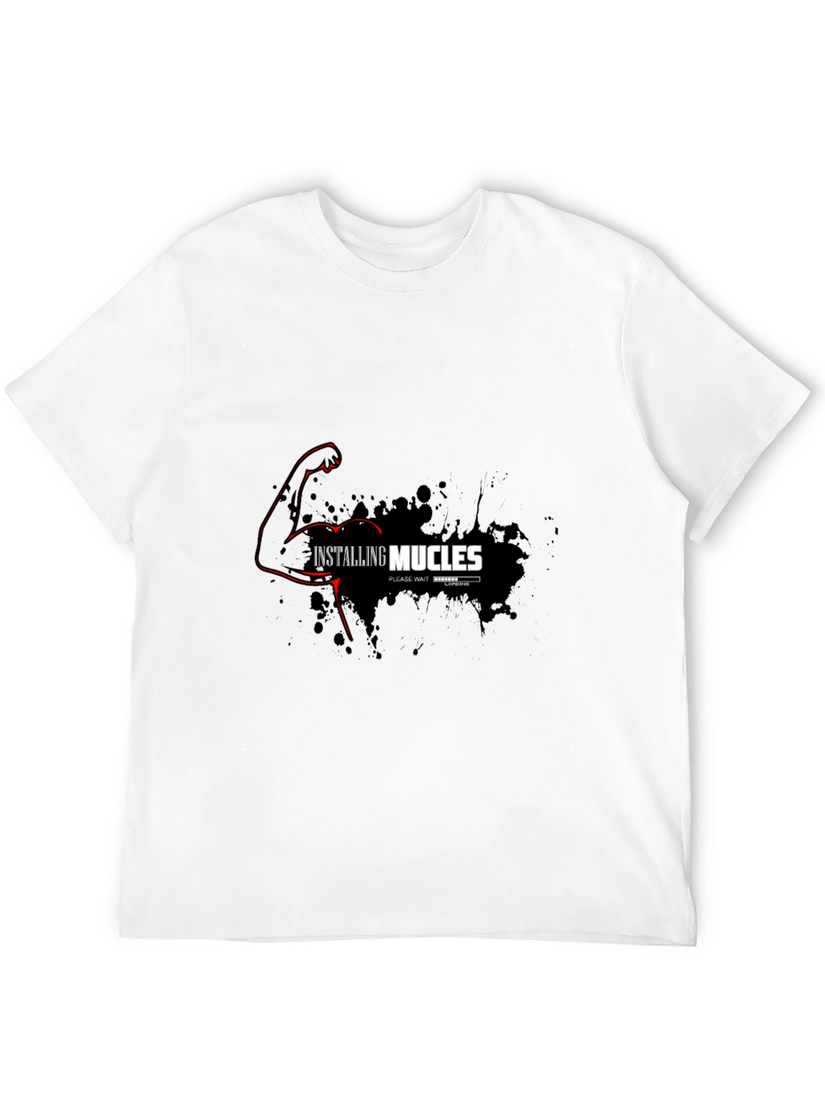 Installing Muscles Graphic T-Shirt