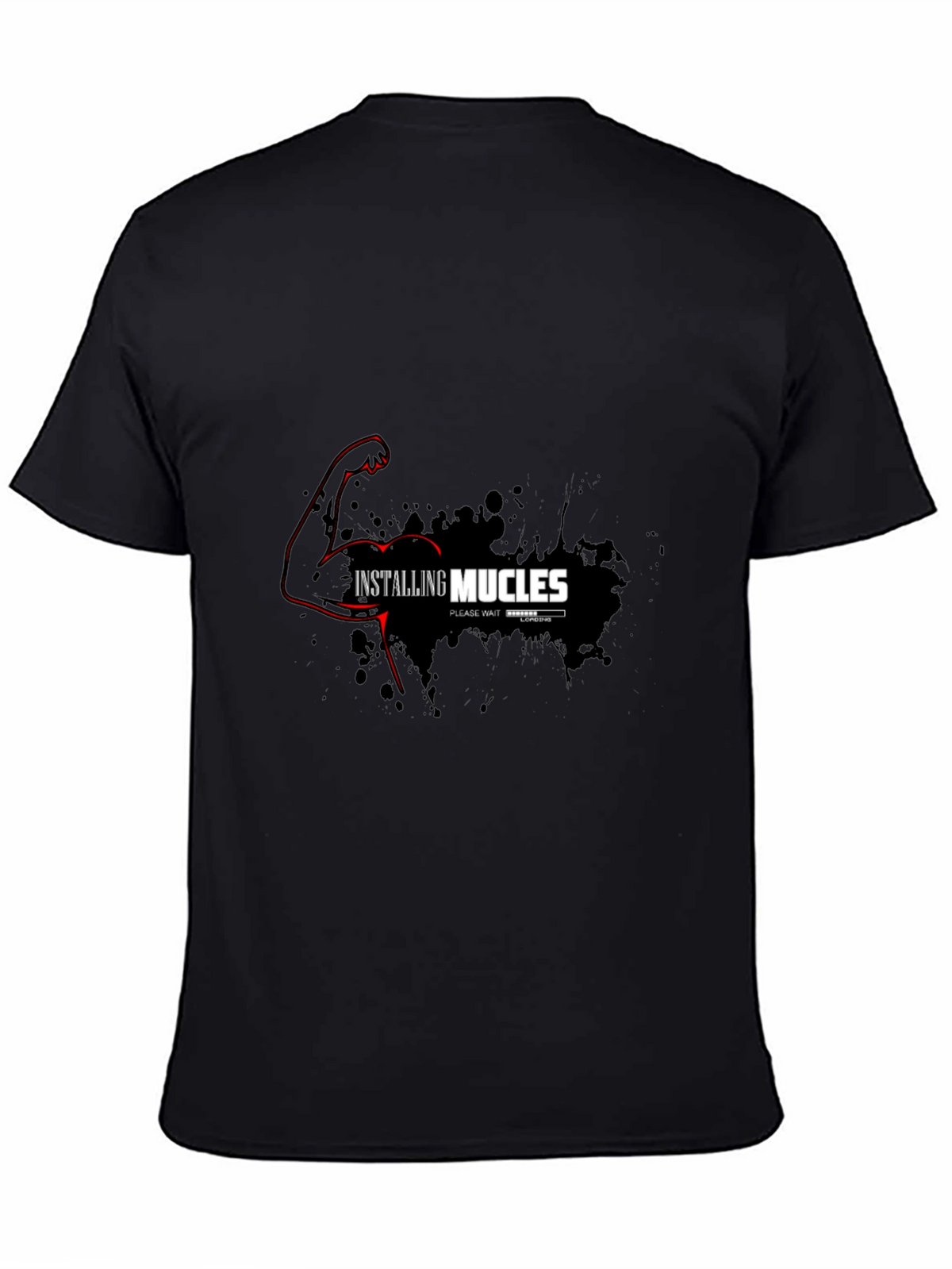 Installing Muscles Graphic T-Shirt