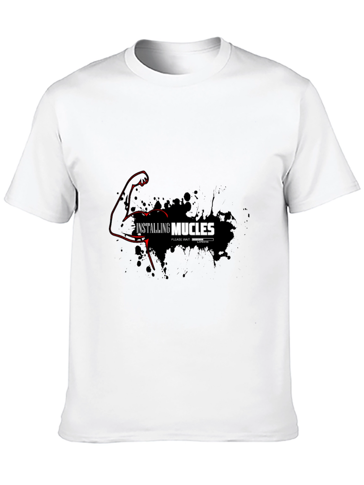 Installing Muscles Graphic T-Shirt