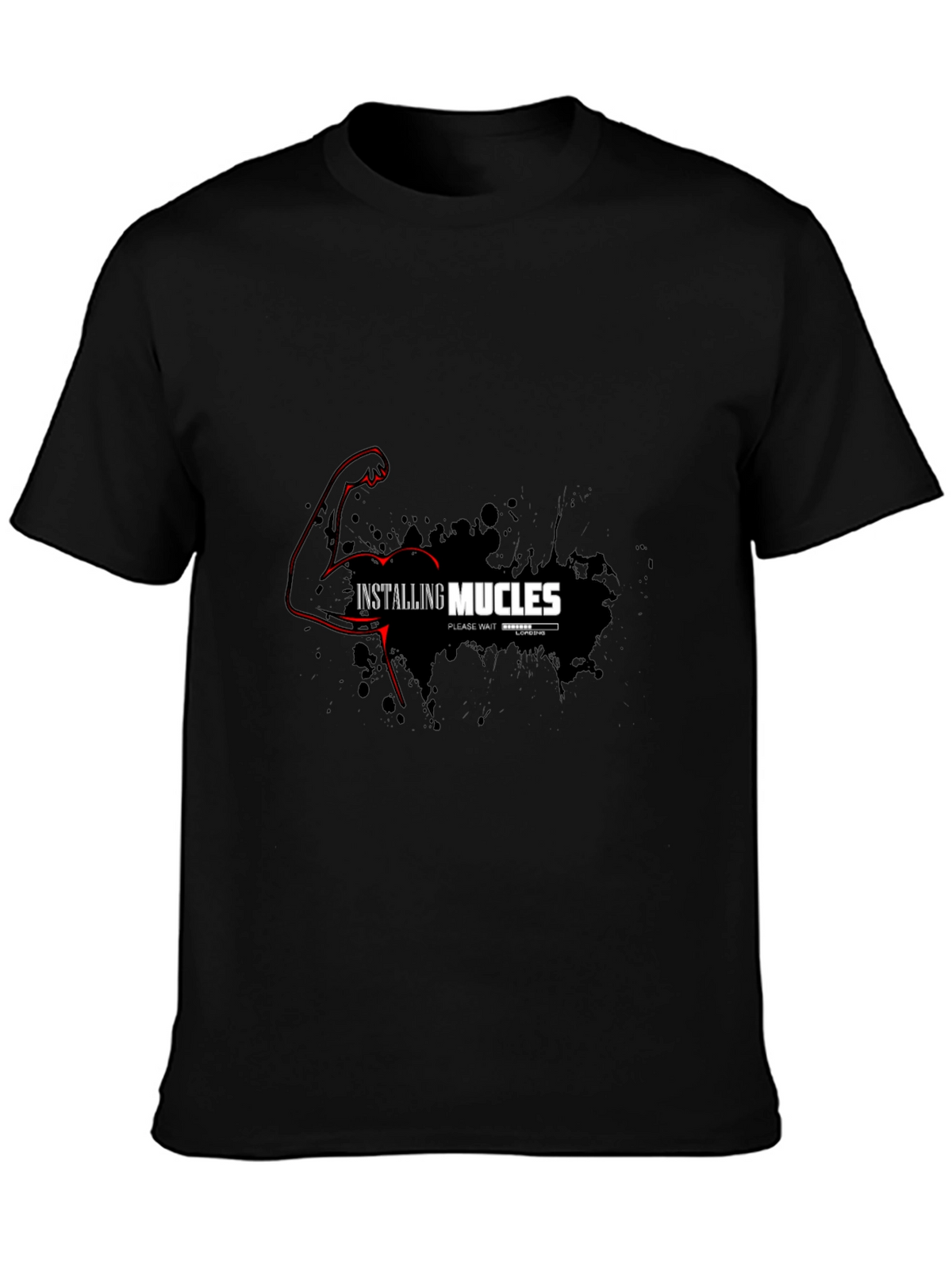 Installing Muscles Graphic T-Shirt