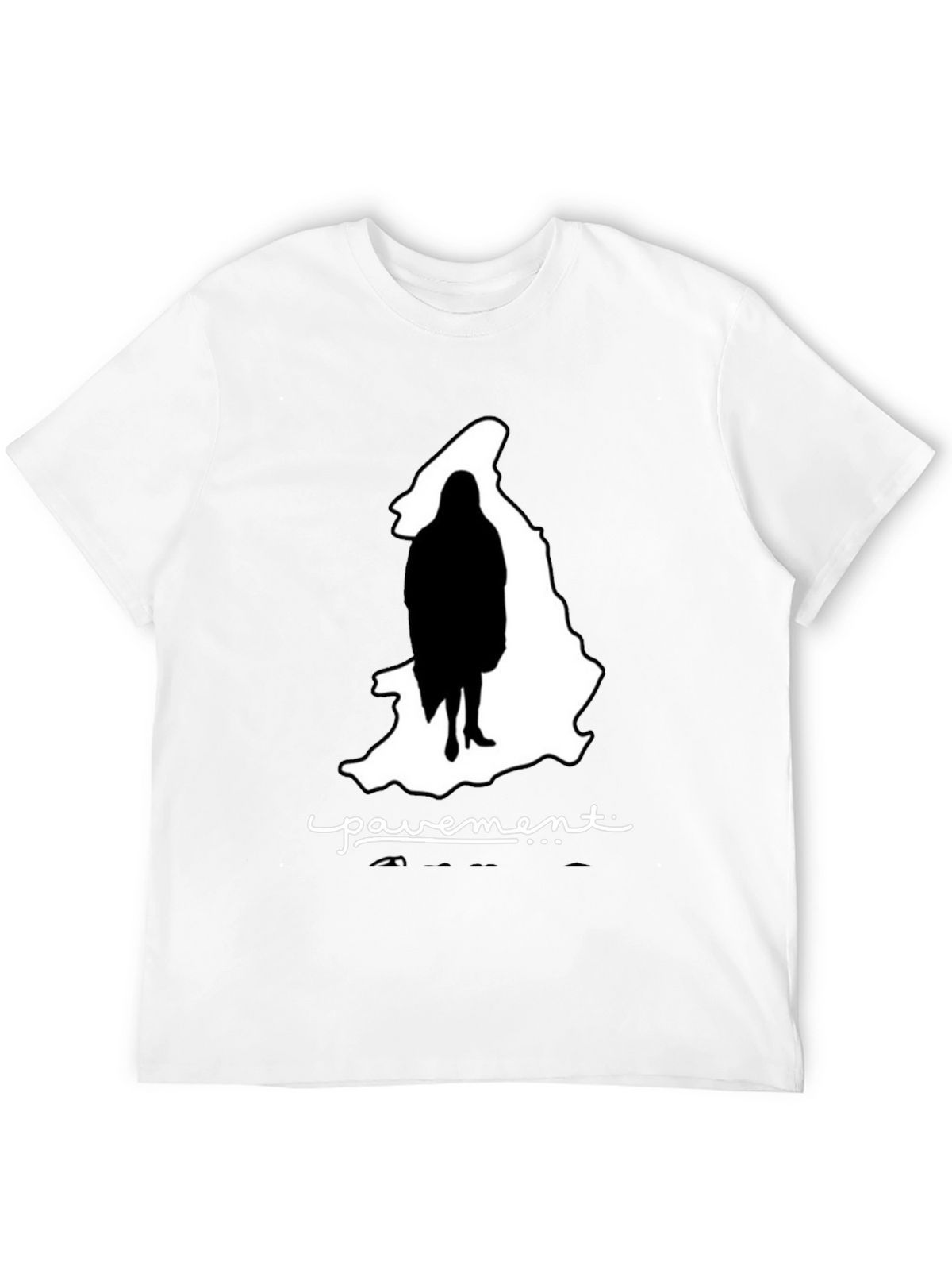 Pavement Silhouette Graphic Black T-Shirt