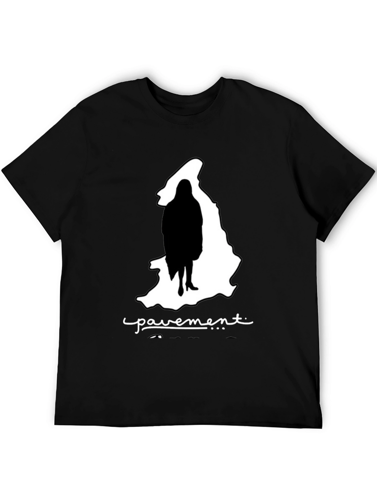 Pavement Silhouette Graphic Black T-Shirt
