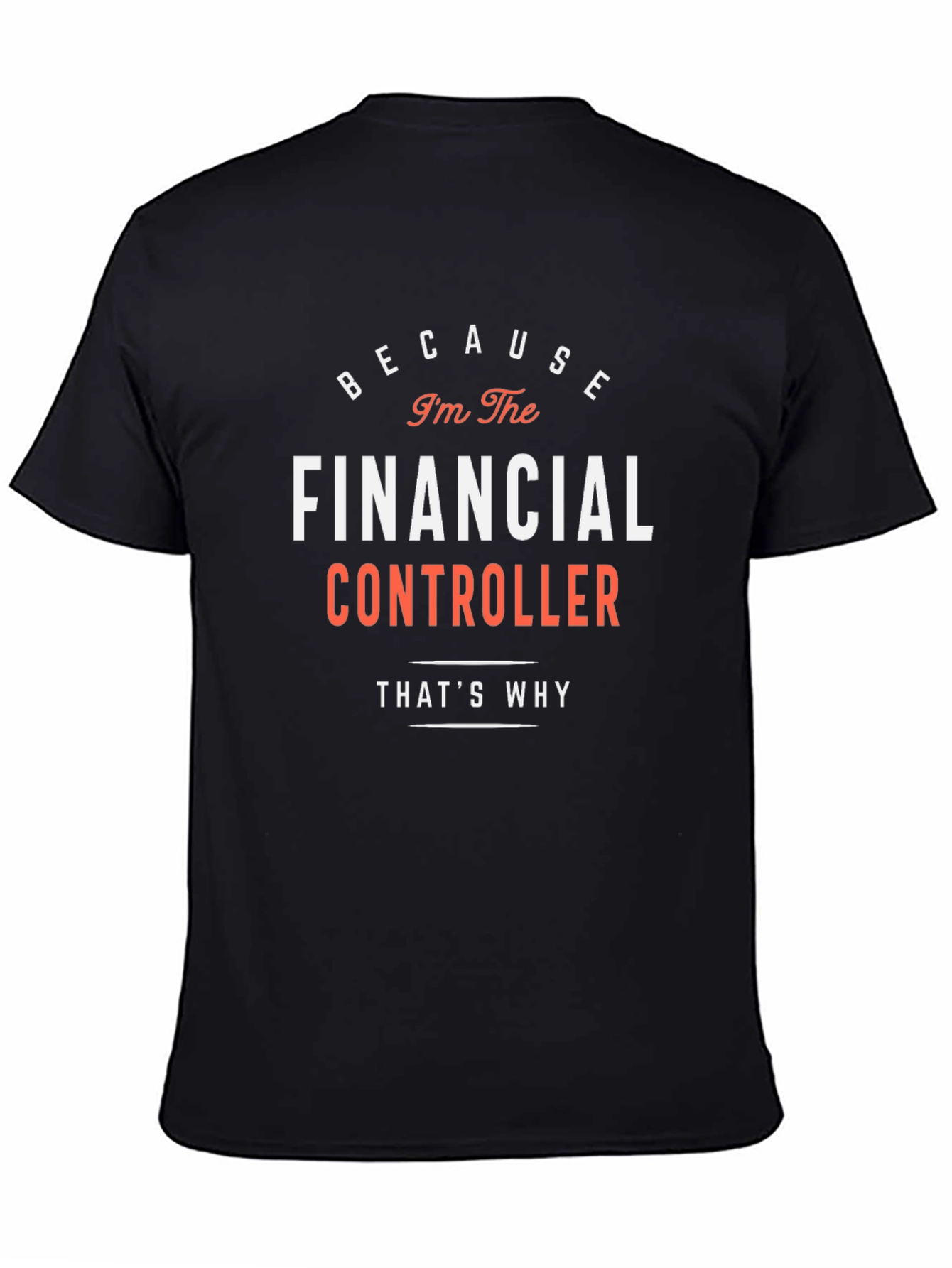 Financial Controller T-Shirt - Because Im The Boss