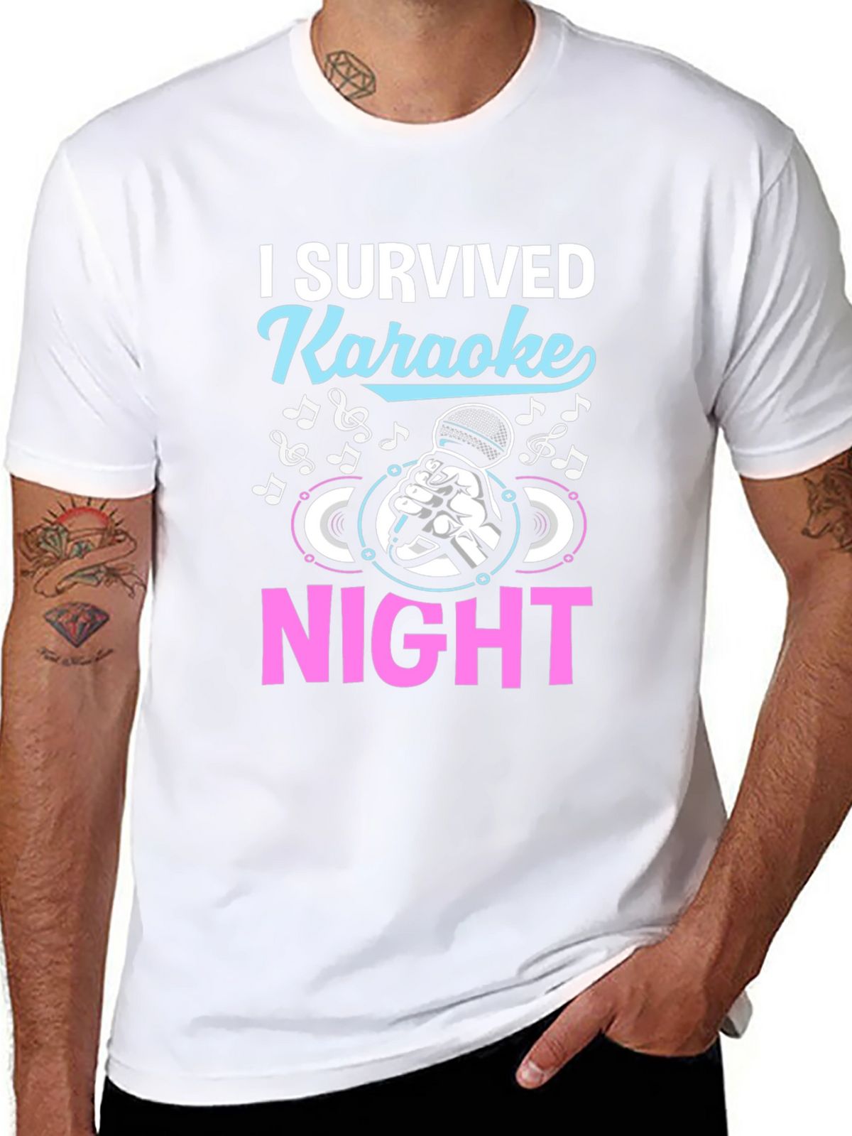 I Survived Karaoke Night Graphic Tee