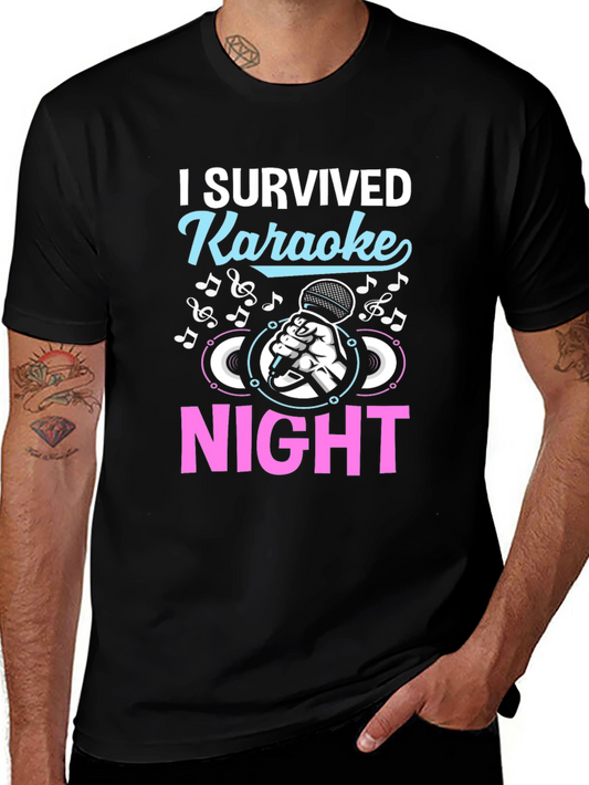 I Survived Karaoke Night Graphic Tee