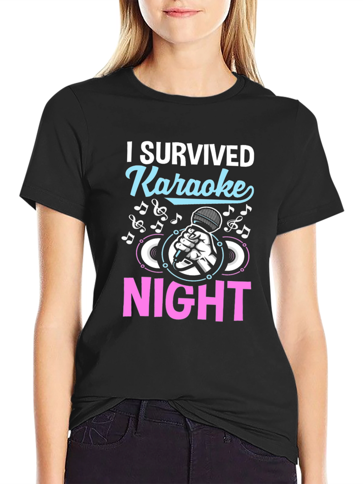 I Survived Karaoke Night Graphic Tee