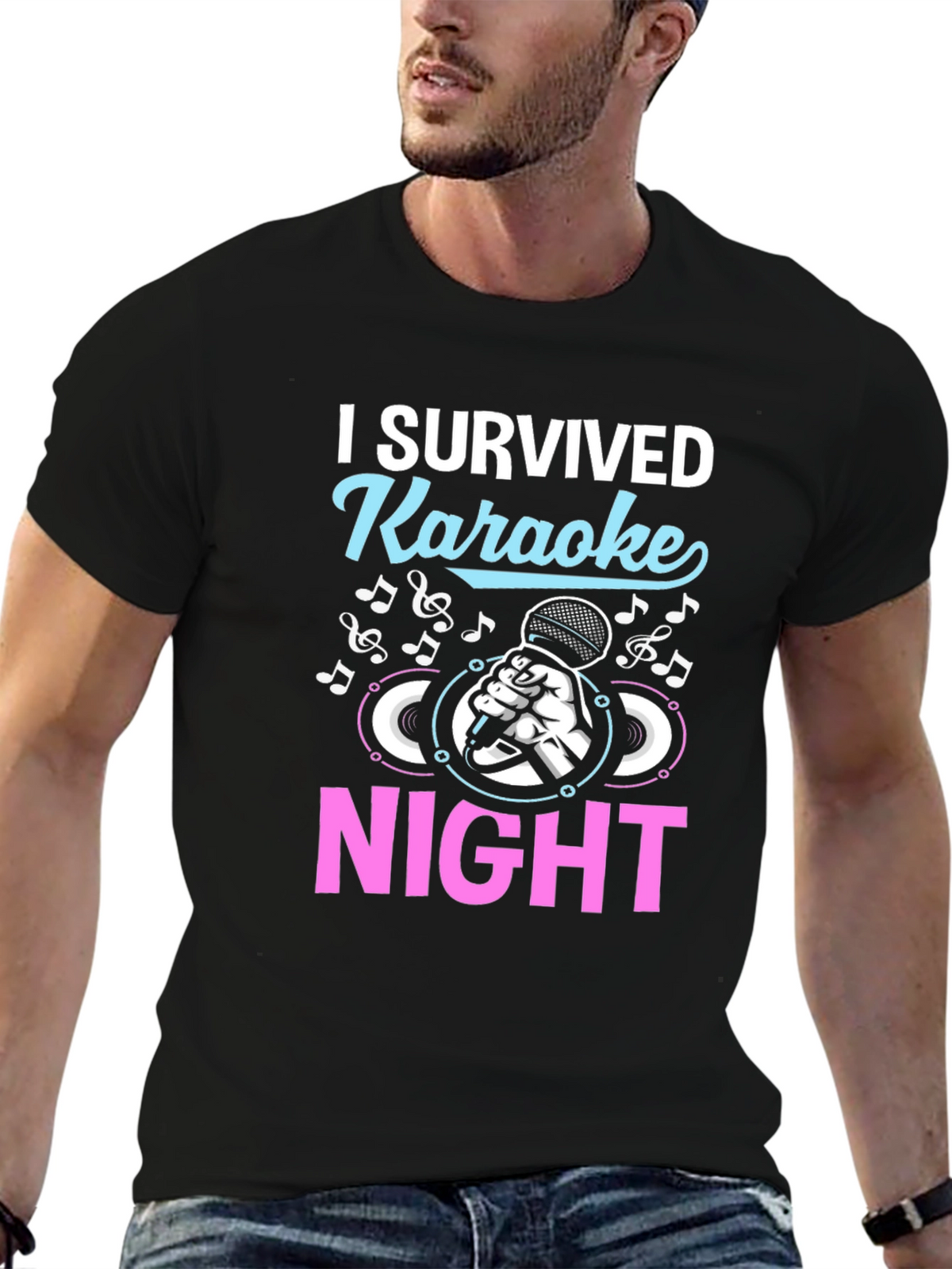 I Survived Karaoke Night Graphic Tee