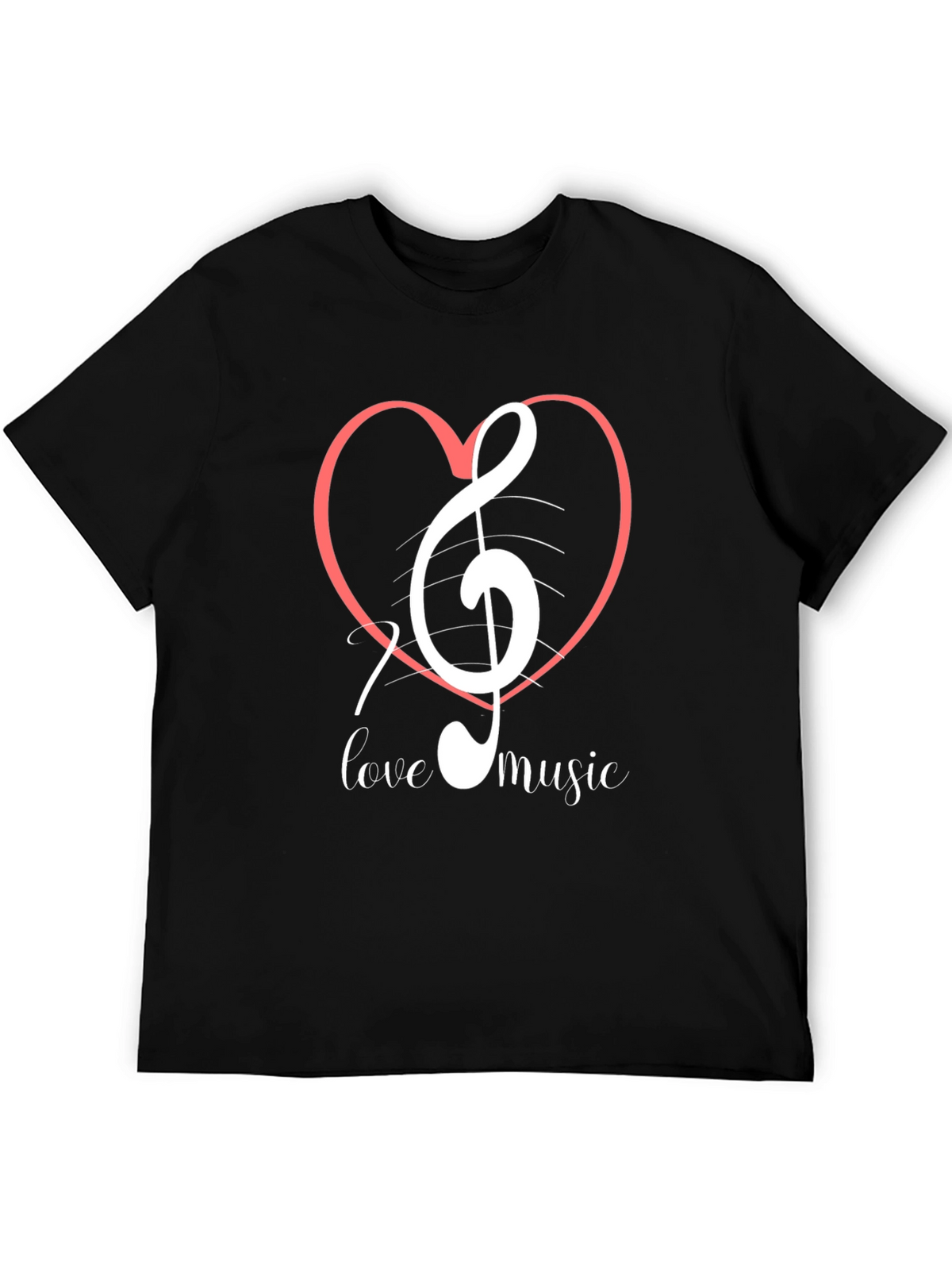 Love Music Graphic T-Shirt - Stylish & Comfortable