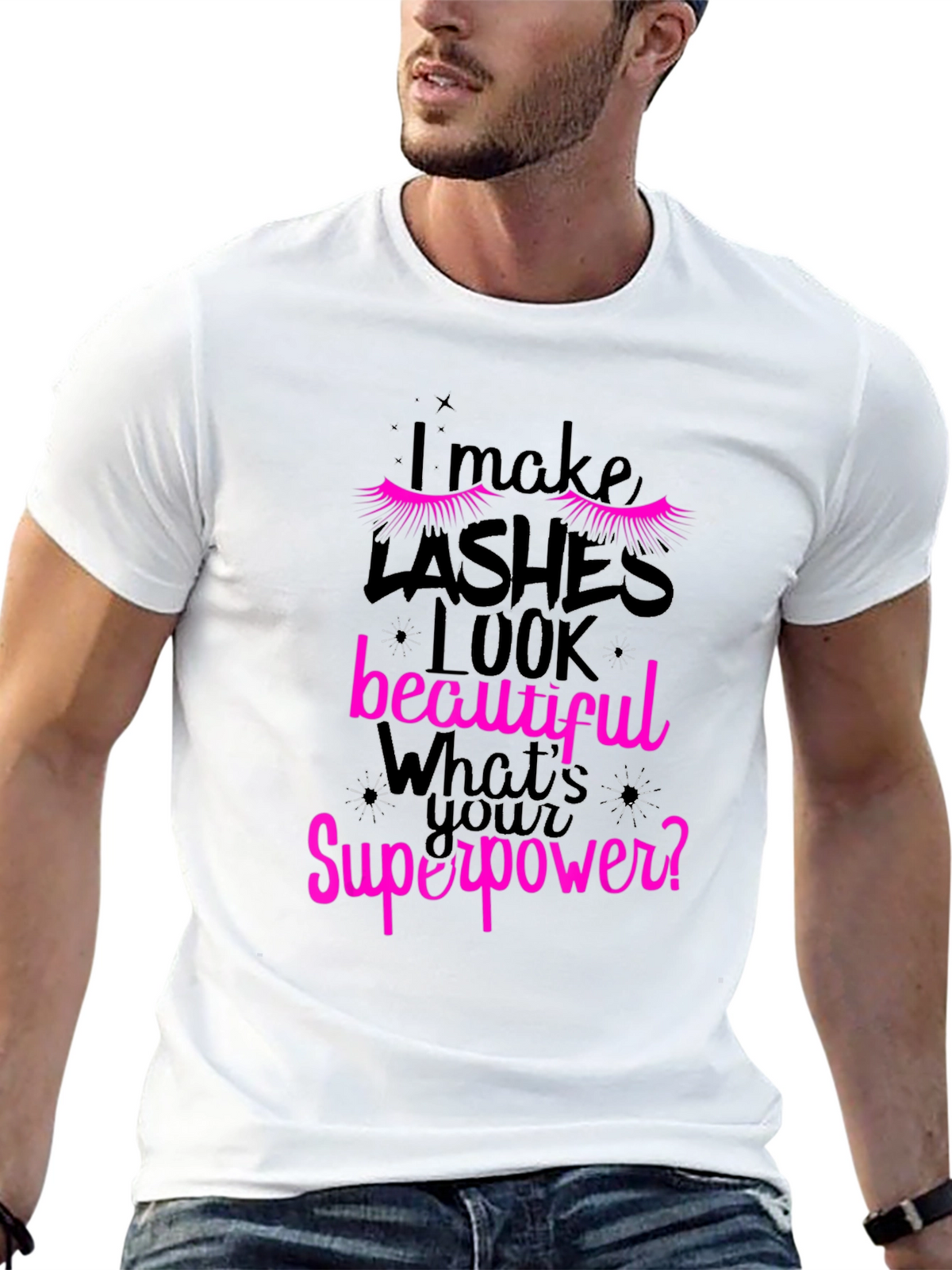 Lashes Superpower Graphic T-Shirt - Unisex