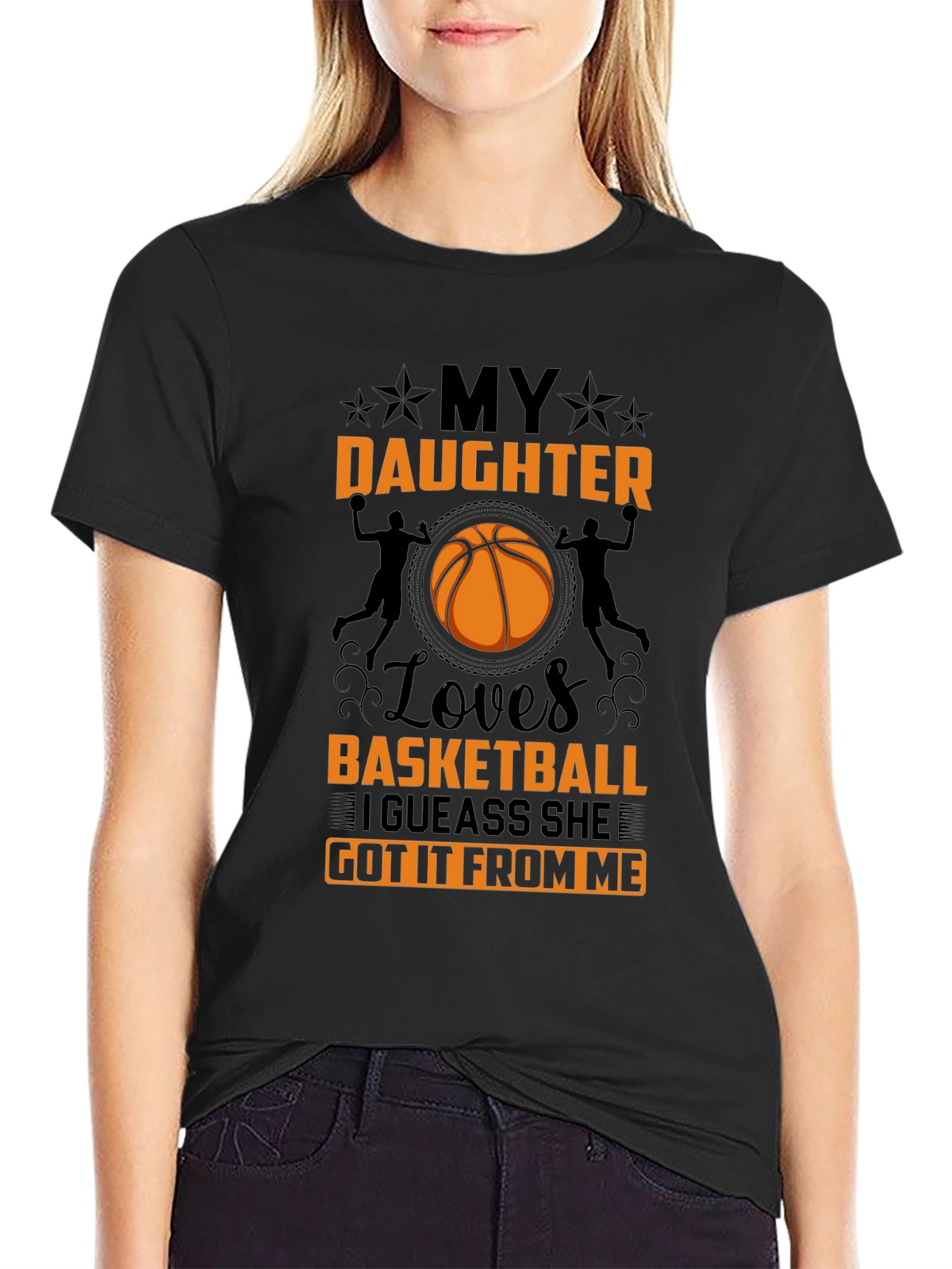 My Daughter Loves Basketball T-Shirt