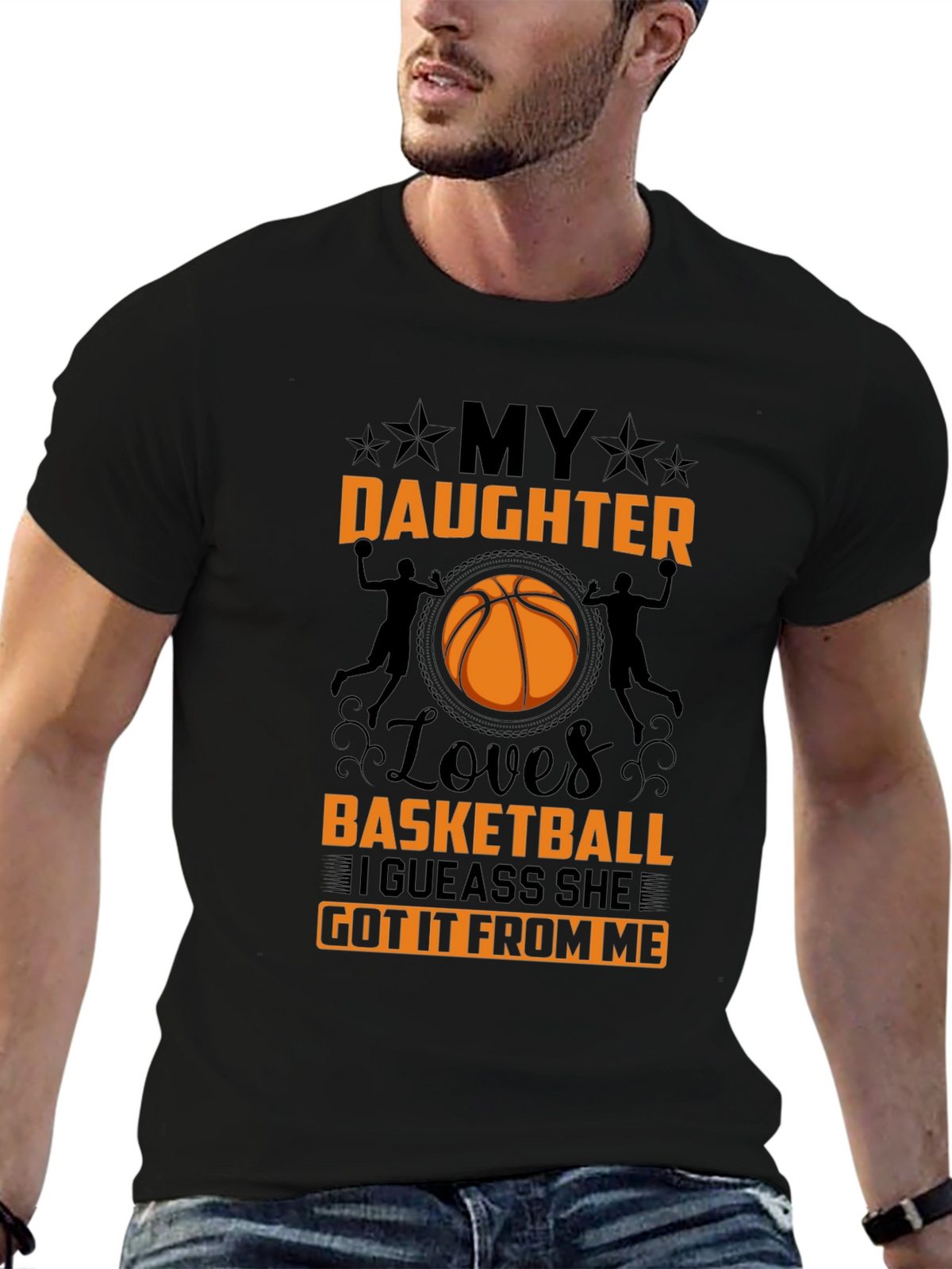 My Daughter Loves Basketball T-Shirt